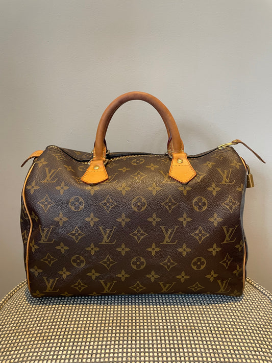 Preloved Vintage Louis Vuitton Speedy Boston Bag, 30