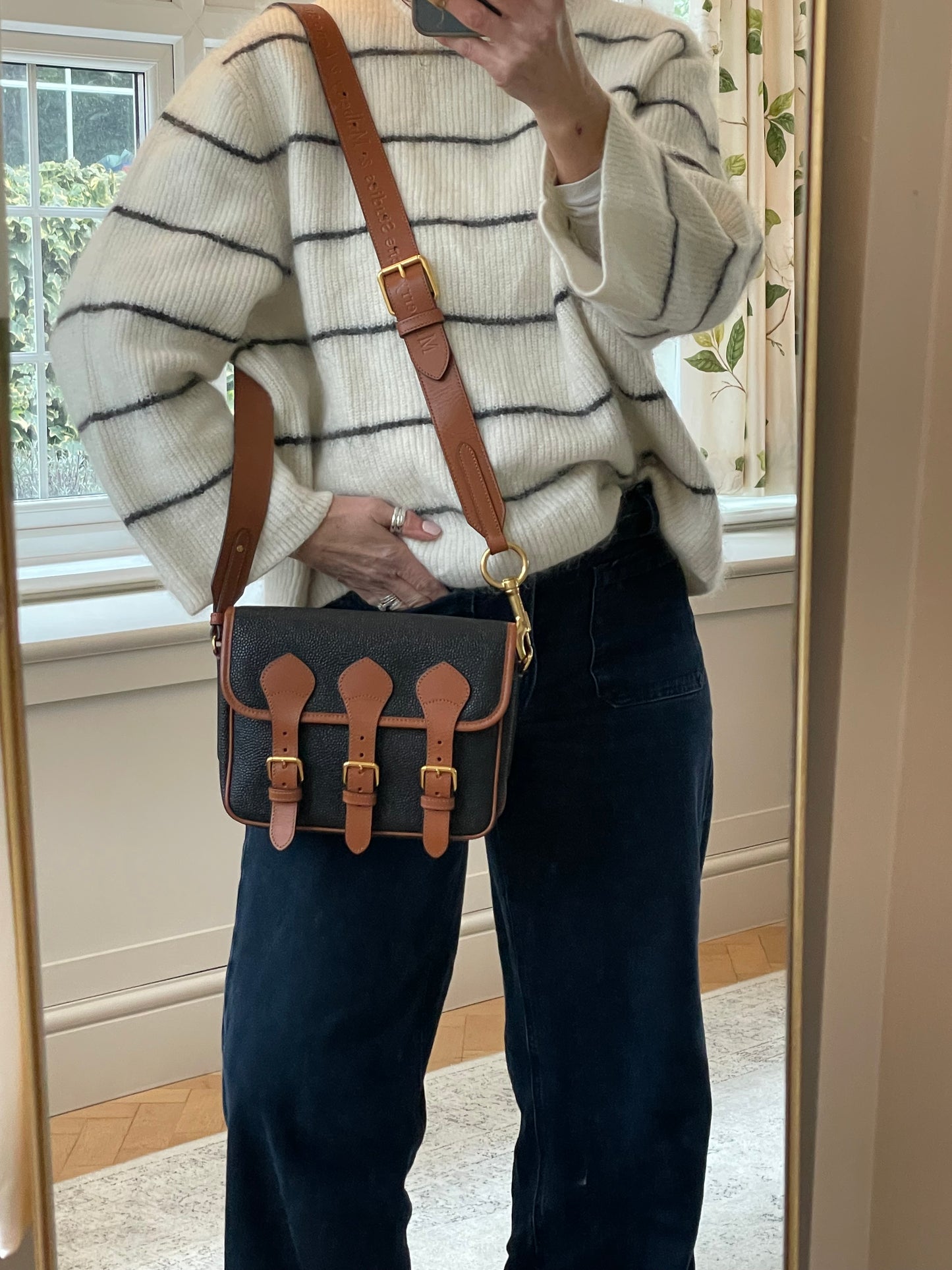 Preloved Mulberry & Acne Studios Messenger Crossbody Bag