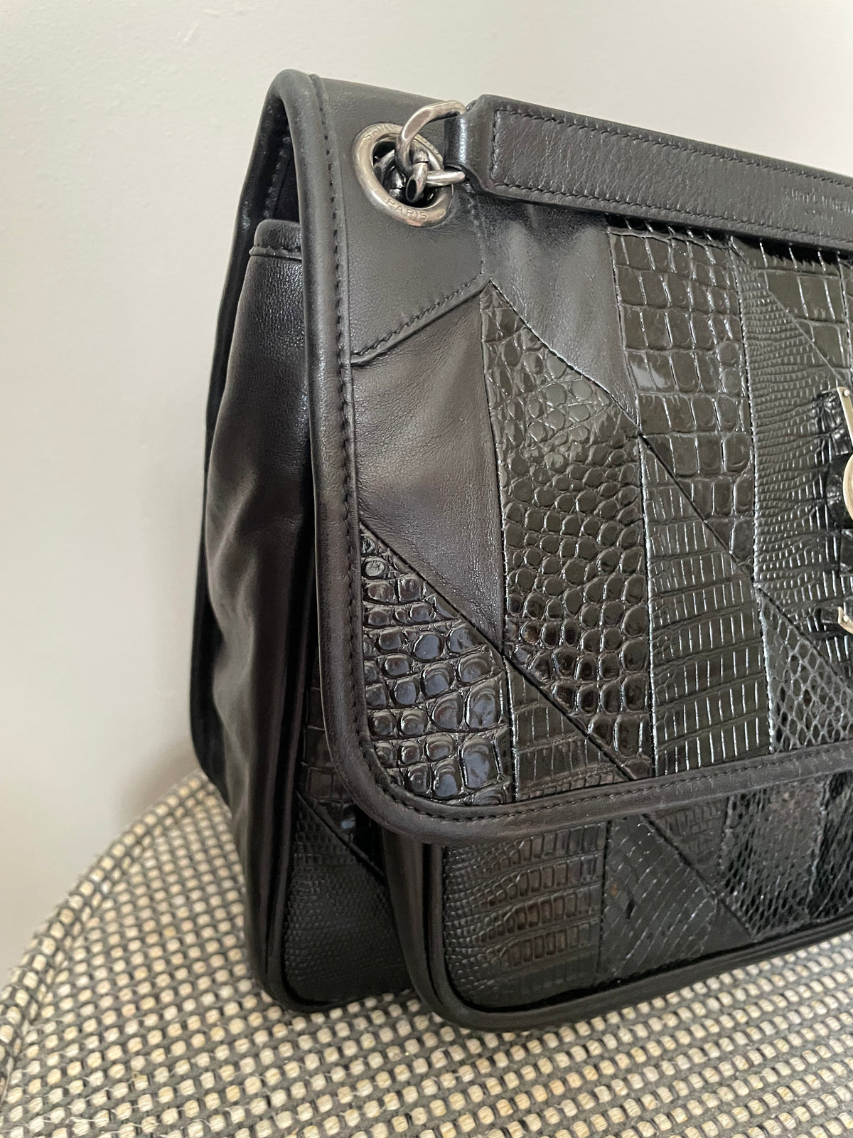 Preloved Saint Laurent Niki Shoulder Bag, Medium