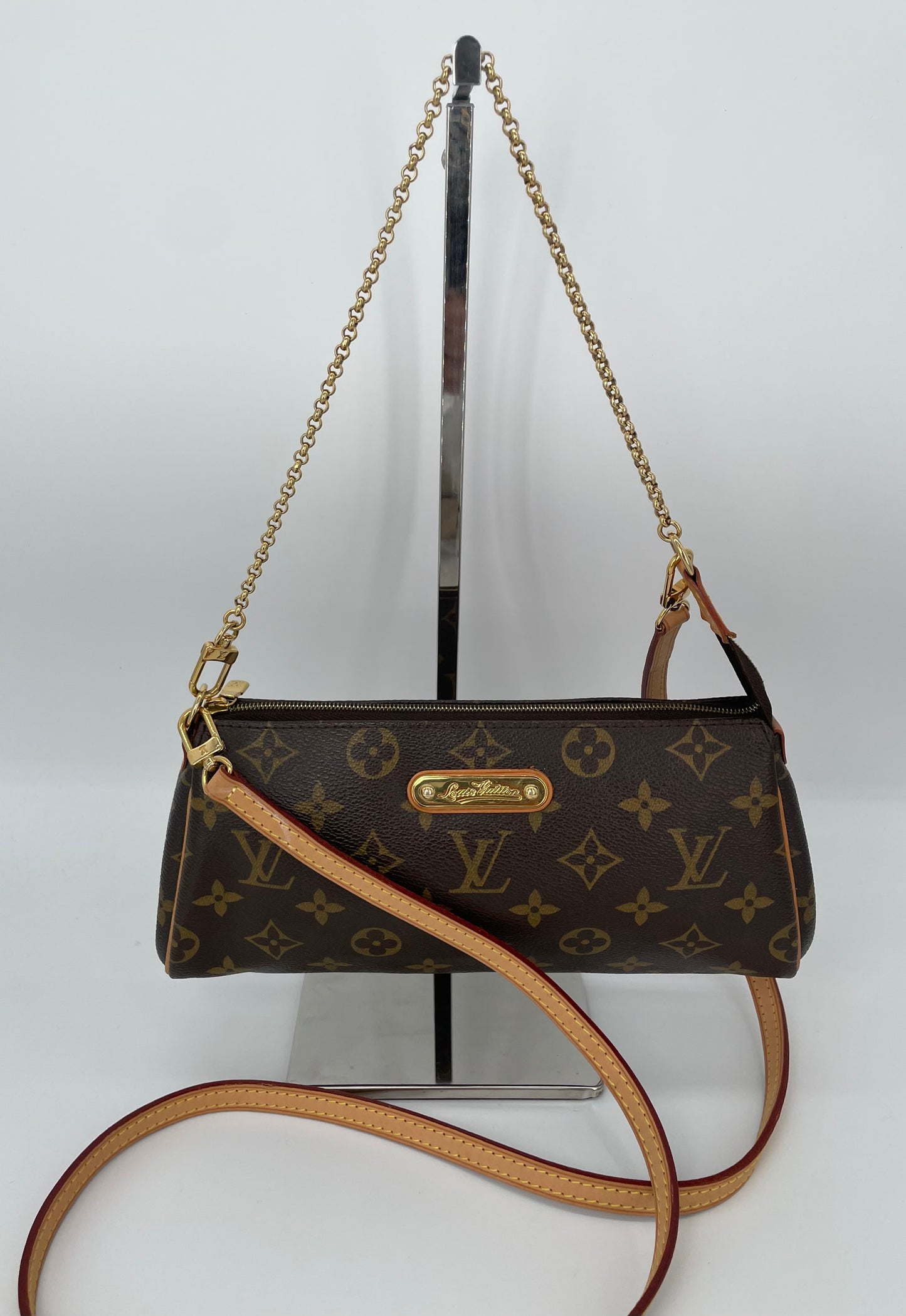 Preloved Louis Vuitton Monogram Canvas Eva Clutch/Crossbody Bag