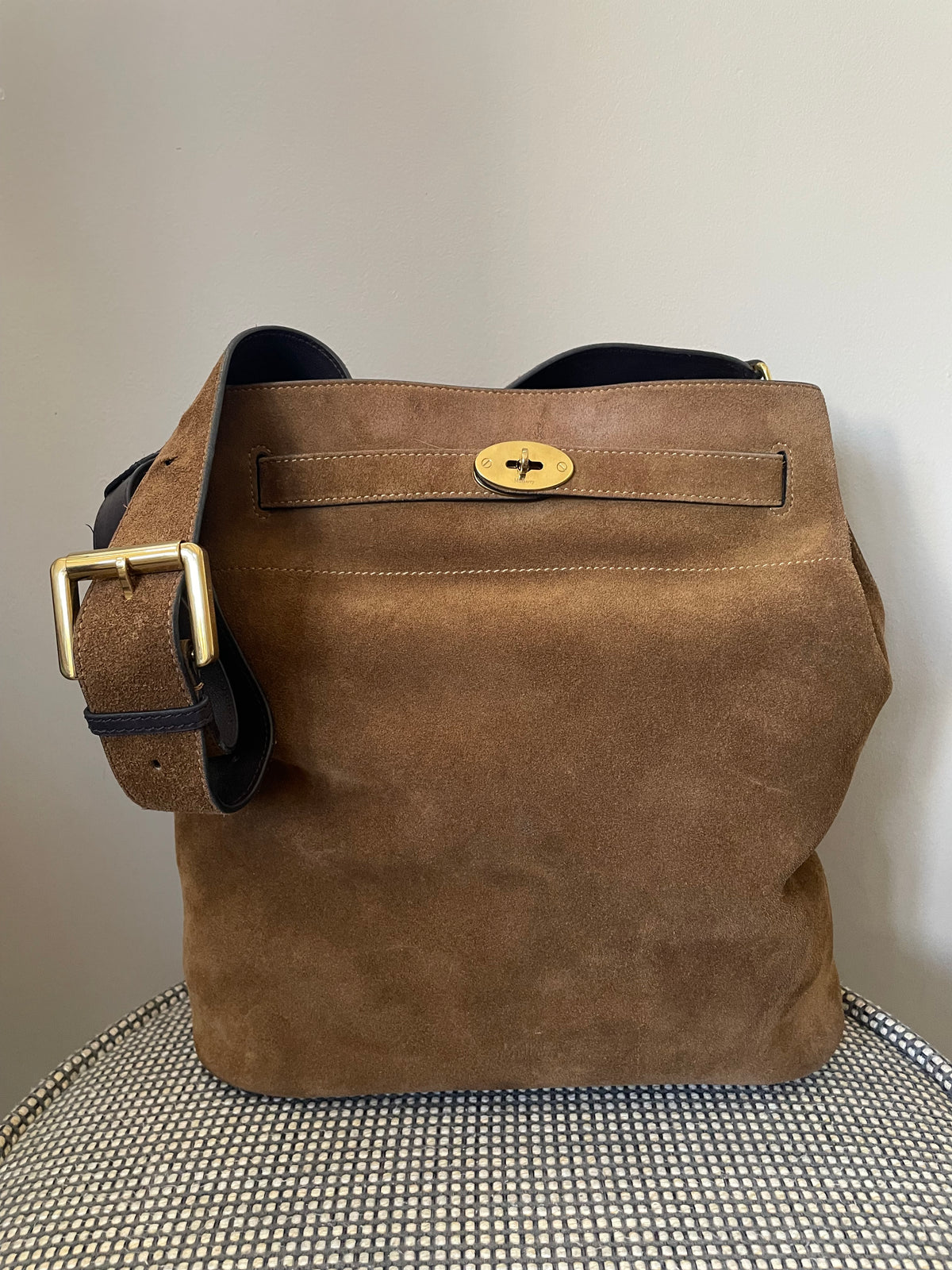 Preloved Mulberry Islington Bucket Bag, Large
