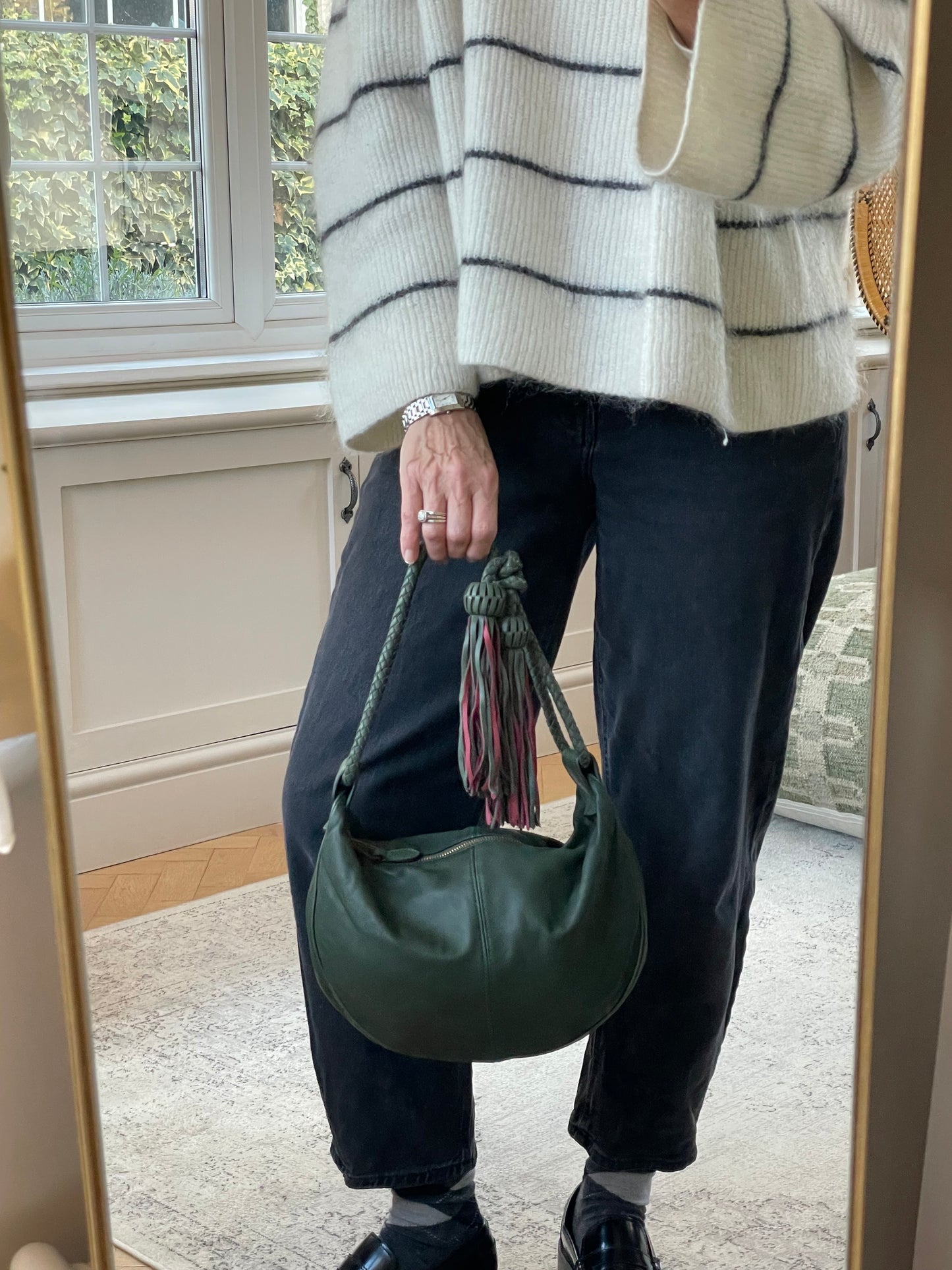 Preloved Vintage Mulberry Araline Hobo bag