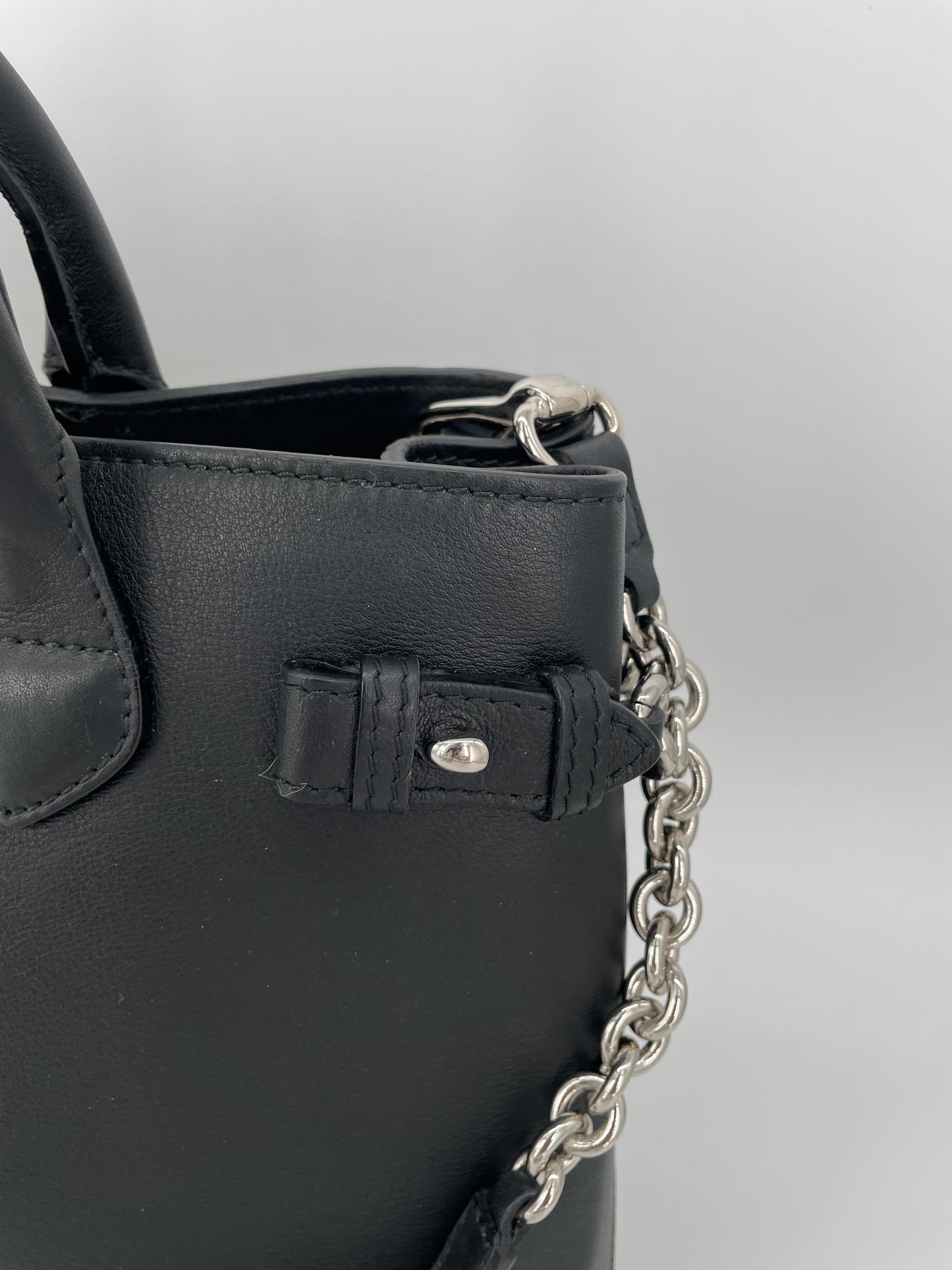 Preloved Burberry Banner Two Way Tote Bag, Medium