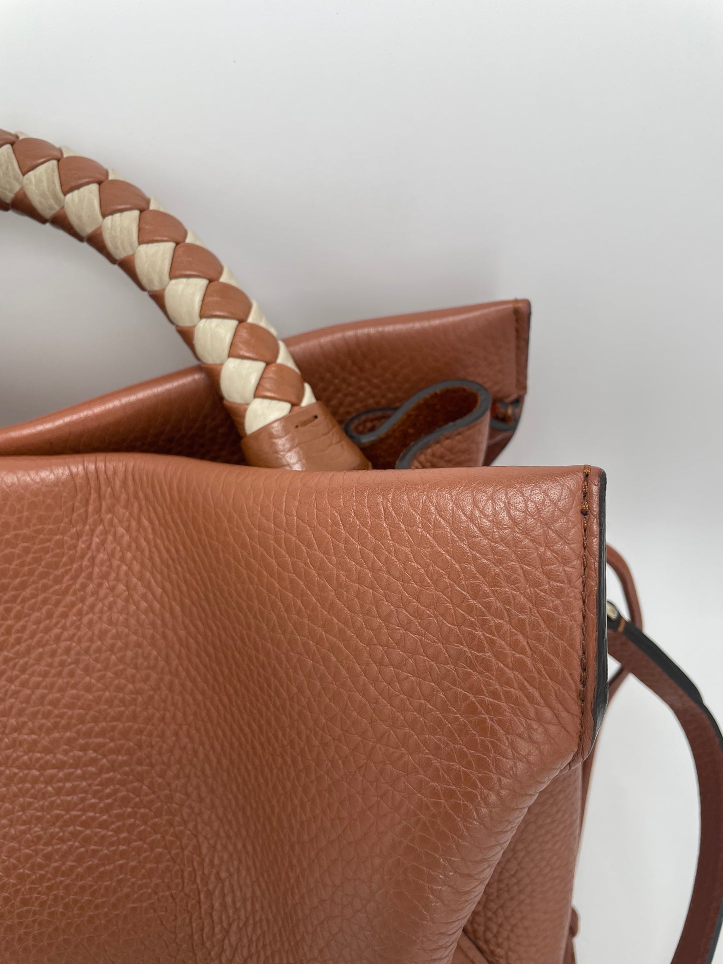 Preloved Mulberry Iris Top Handle Tote Bag, Large