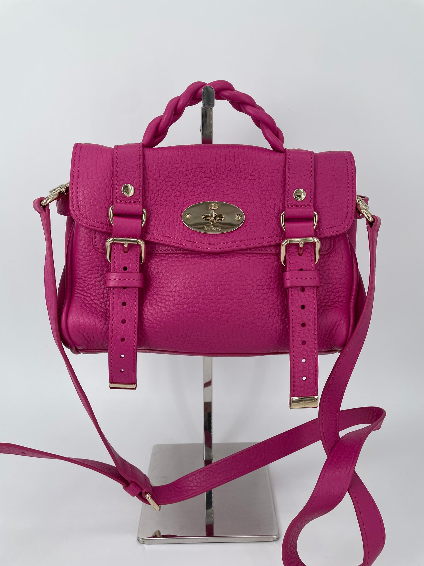 Preloved Mulberry Alexa Satchel Bag, Mini