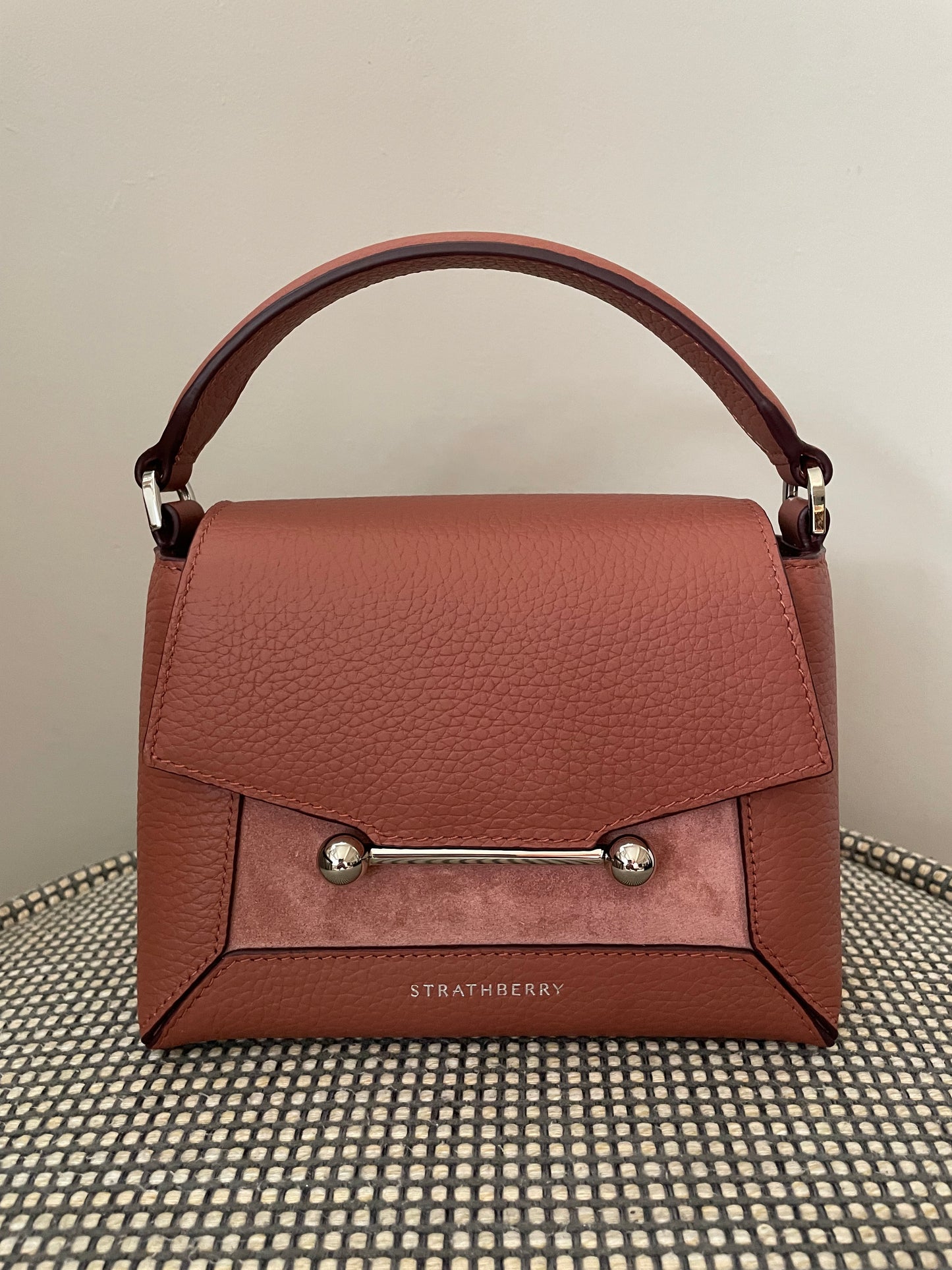 Preloved Strathberry Mosaic Nano Crossbody Bag