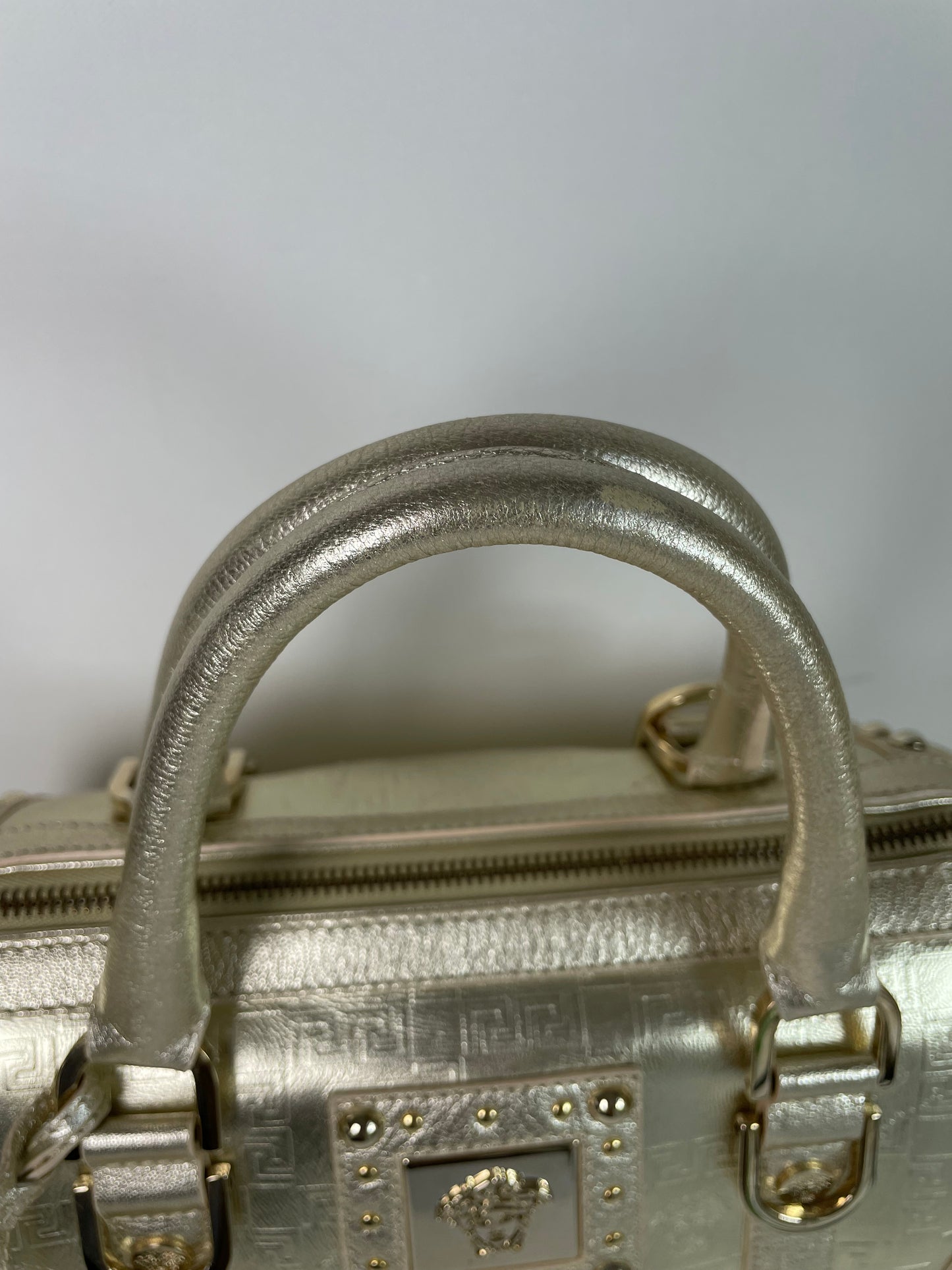 Preloved Vintage Versace Medusa Boston Bag