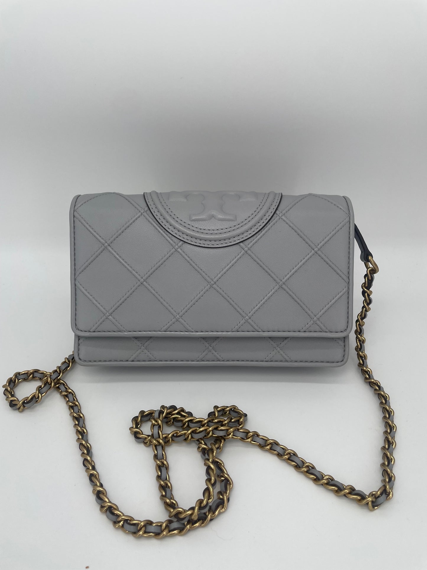 Preloved Tory Burch Fleming Soft Chain Wallet