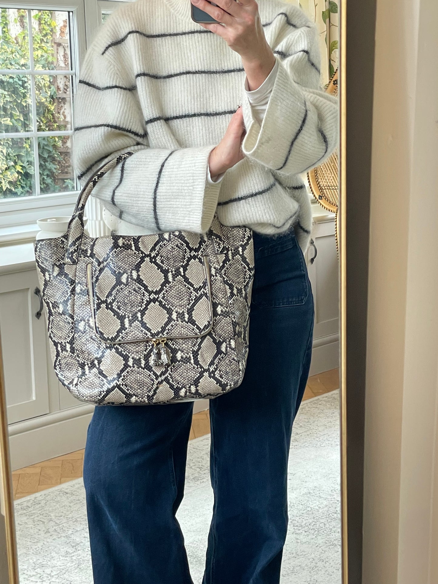 Preloved Anya Hindmarch Soft Vere Tote Bag