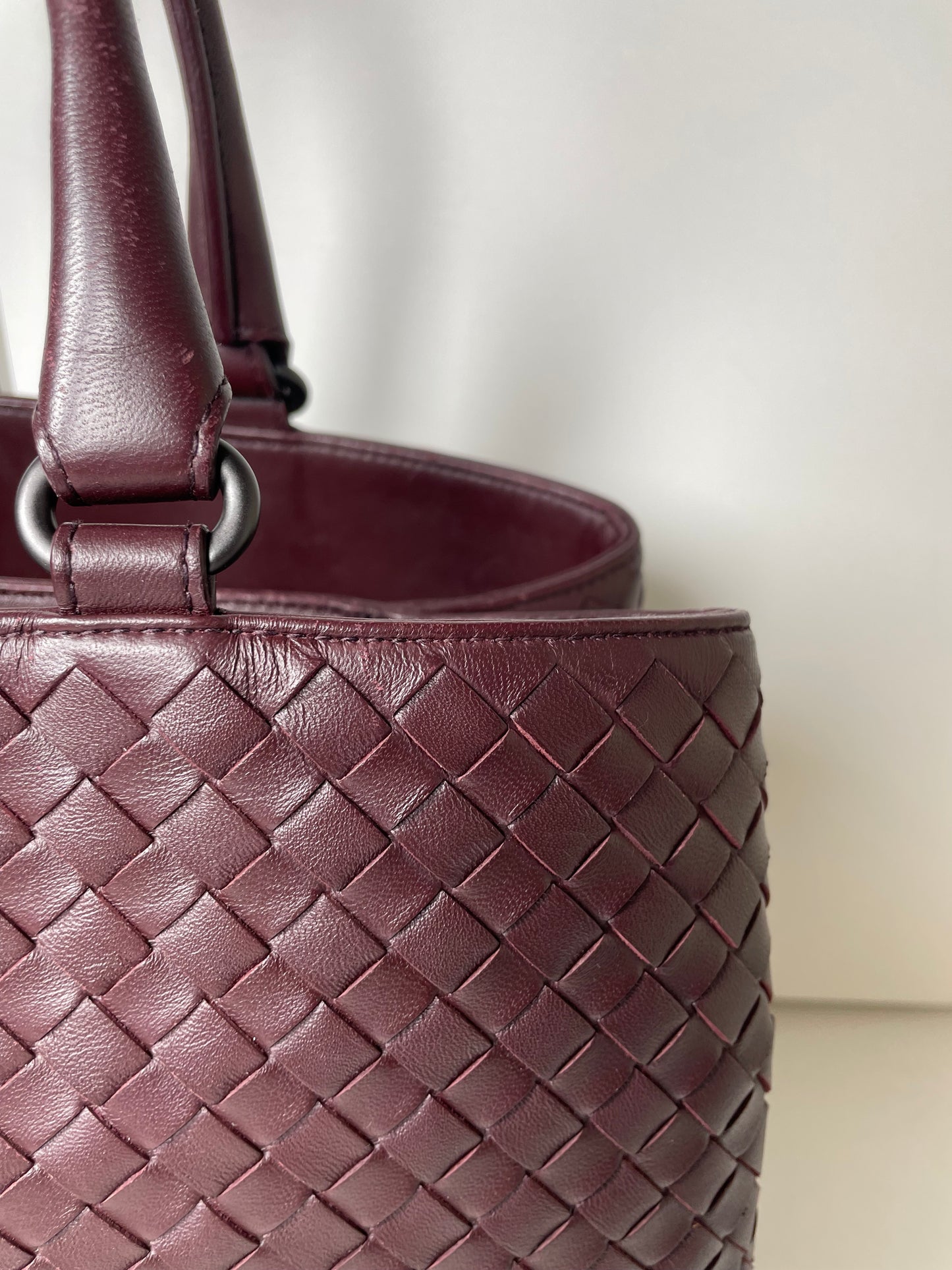 Preloved Bottega Veneta Milano Tote Bag, Medium