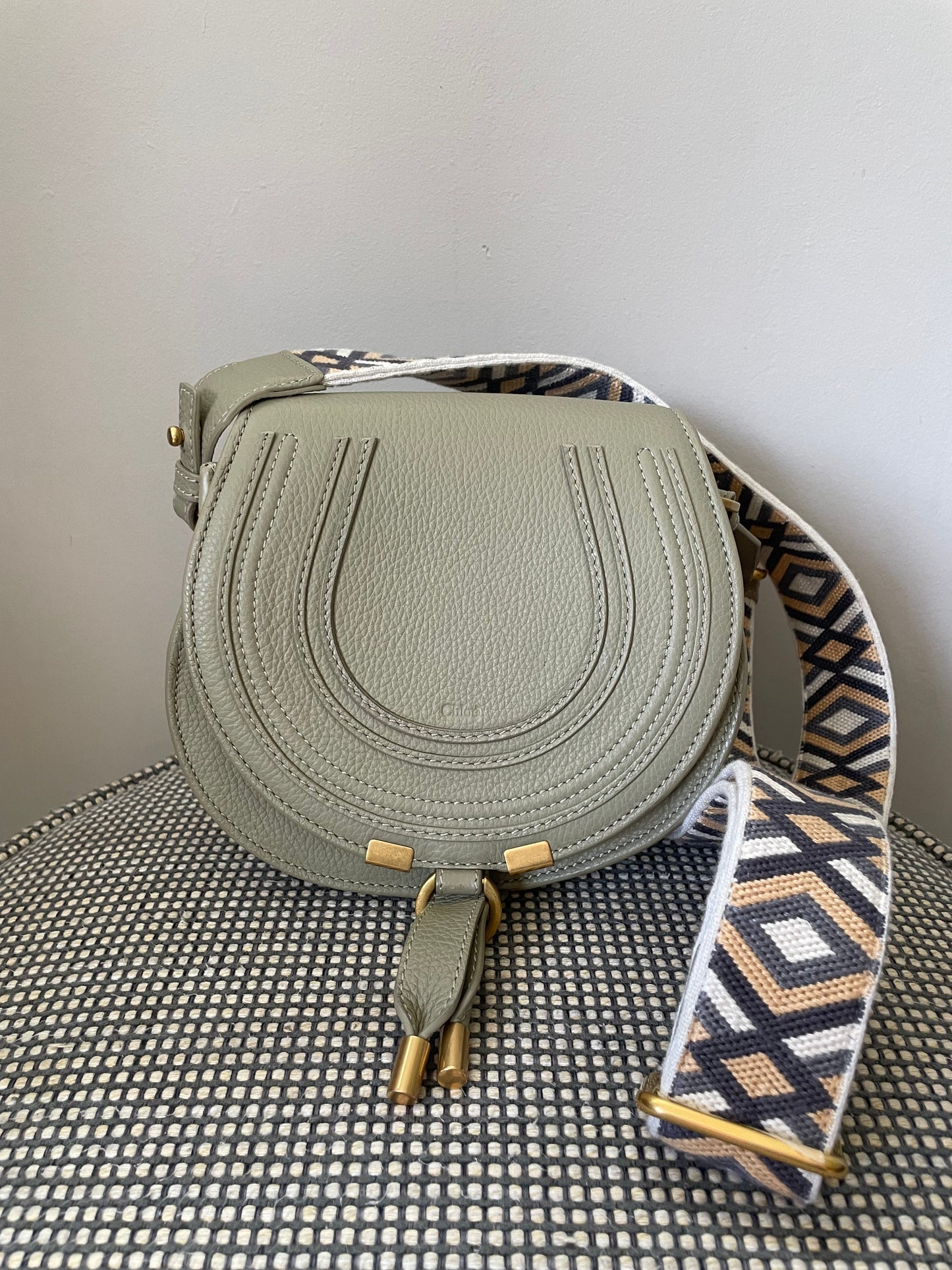 Preloved Chloe Marcie Saddle Crossbody Bag, Small