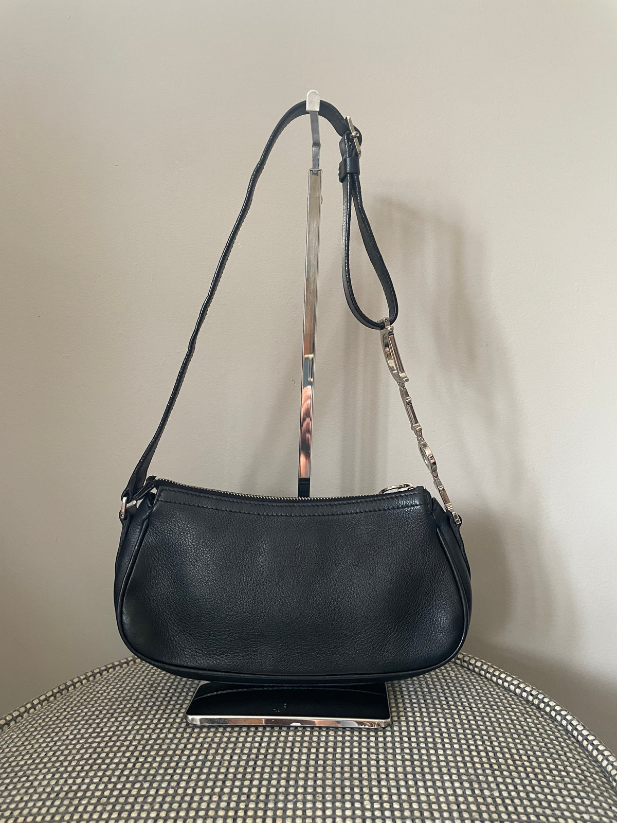 Preloved Christian Dior D-Charm Pochette Shoulder Bag