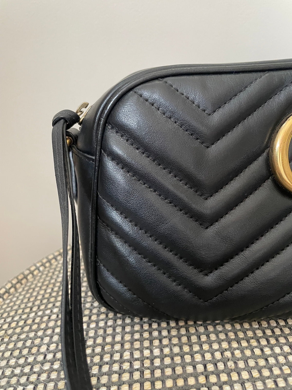 Preloved Gucci Marmont Shoulder Bag, Small