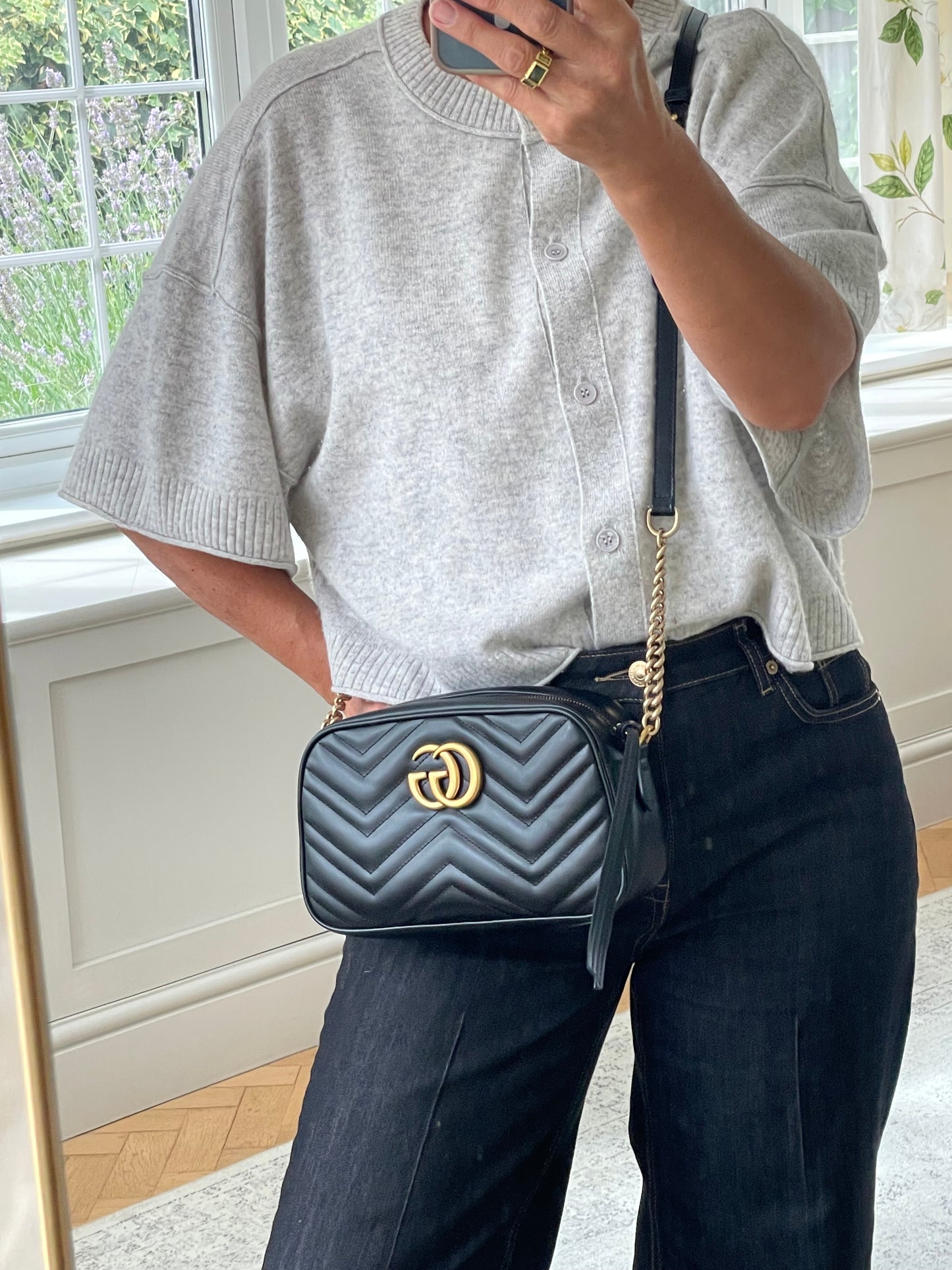 Preloved Gucci Marmont Shoulder Bag, Small