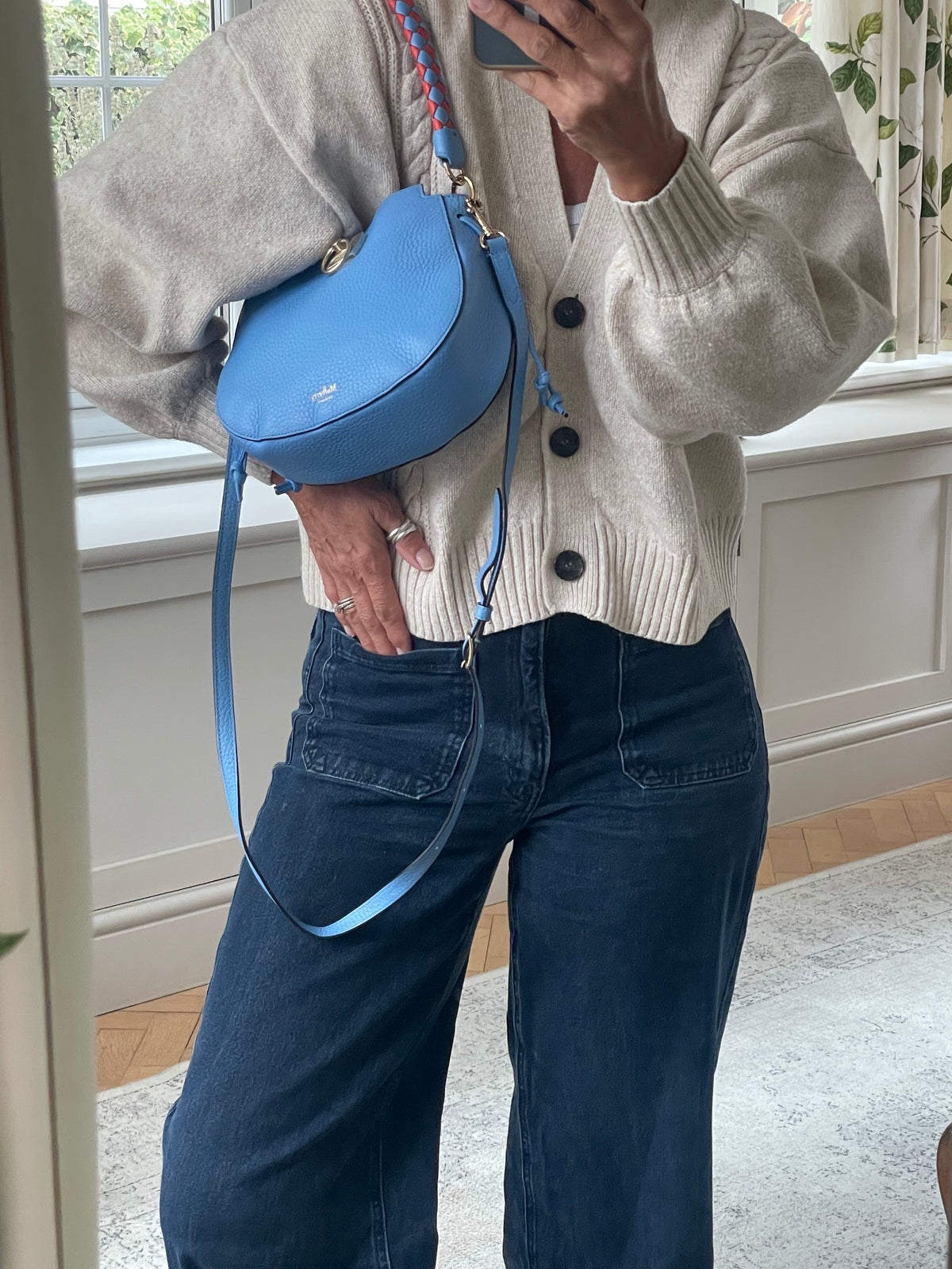 Preloved Mulberry Iris Hobo Bag, Mini