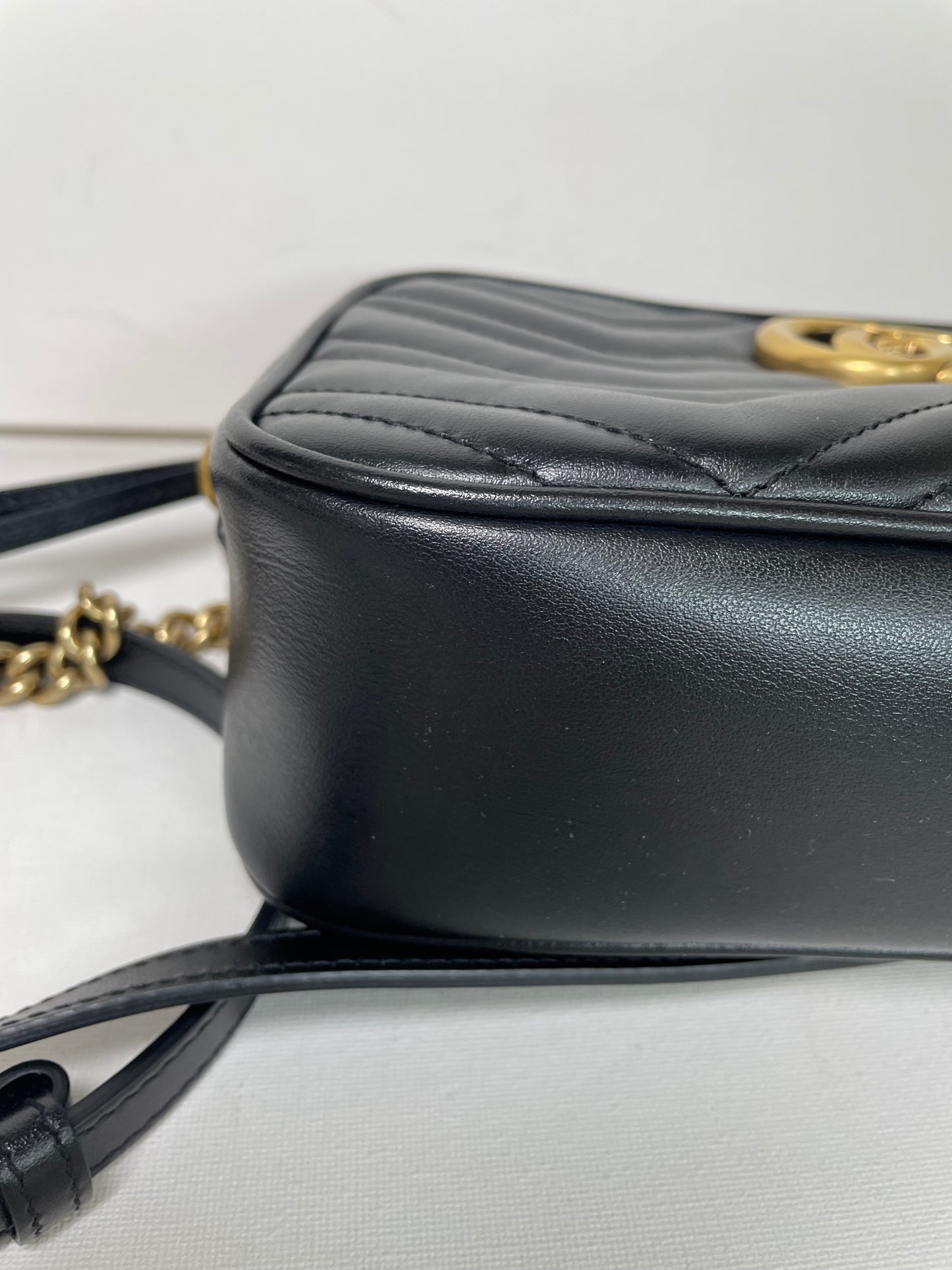Preloved Gucci Marmont Shoulder Bag, Small