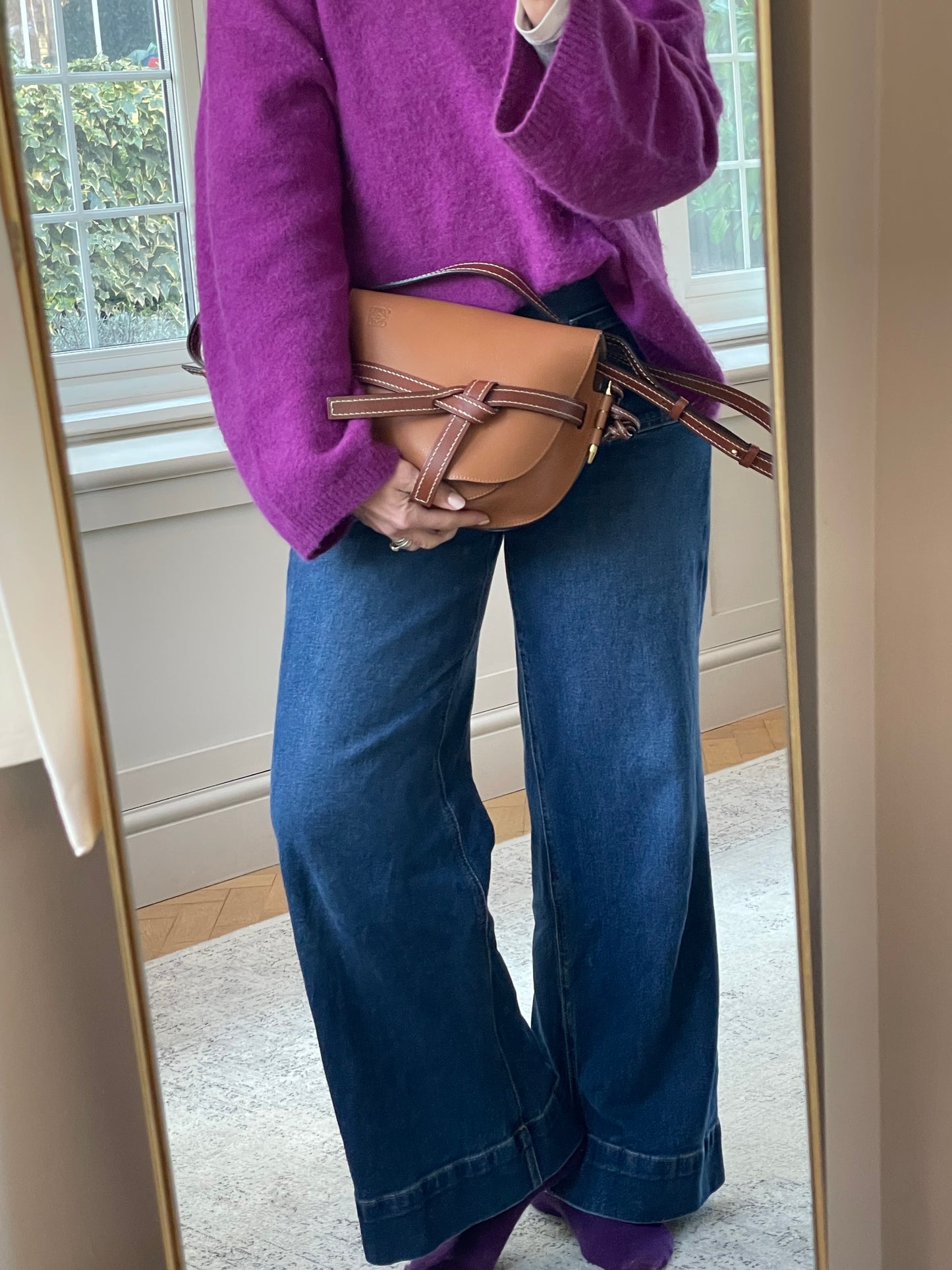 Preloved Loewe Gate Crossbody Bag, Small