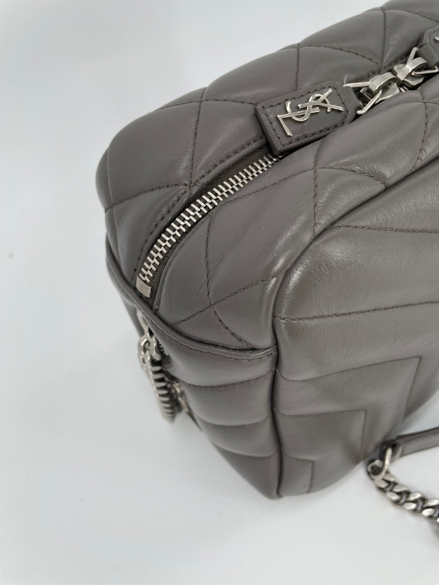 Preloved Saint Laurent Loulou Bowling Bag, Small