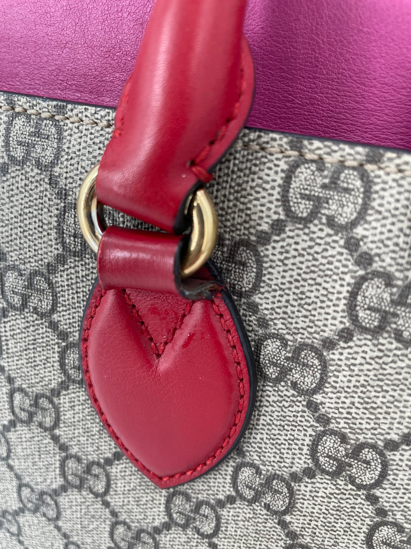 Preloved Gucci Supreme Monogram Tote Bag
