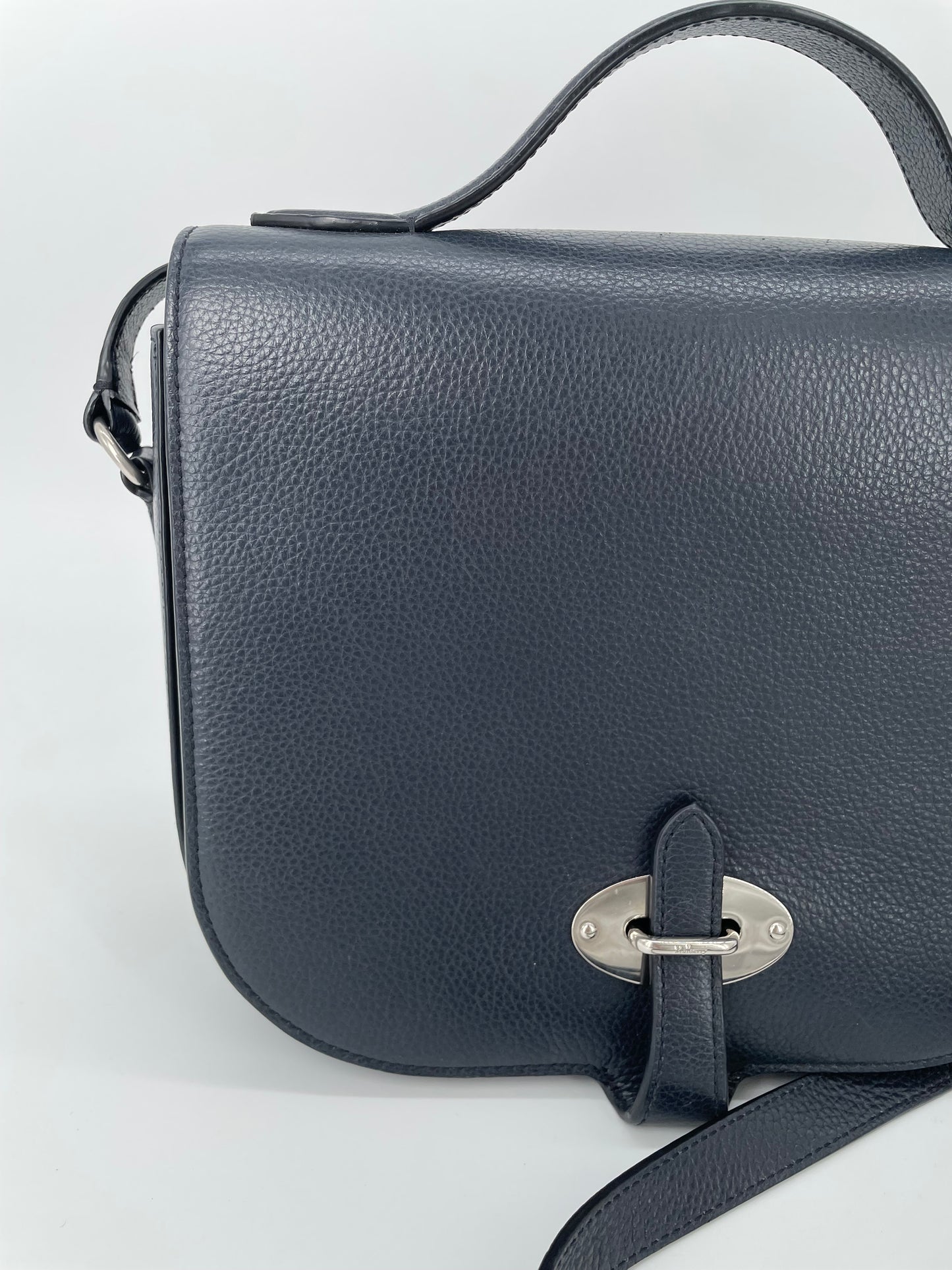 Preloved Mulberry Tenby Satchel Shoulder Bag, Large