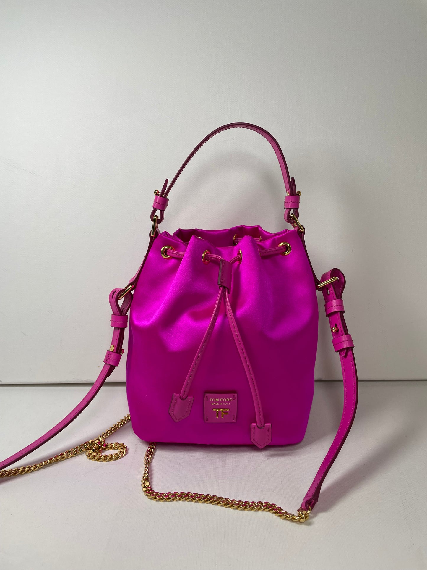 Preloved Tom Ford Disco Two Way Bucket Bag, Small