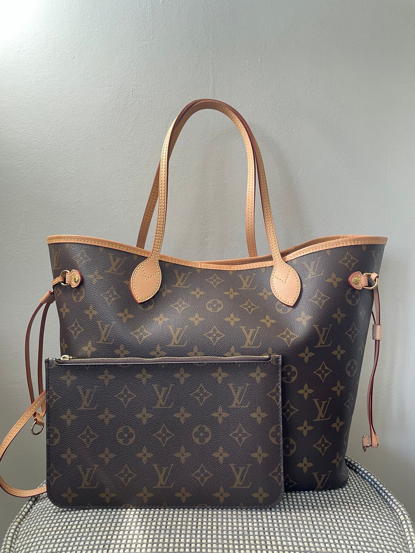Preloved Louis Vuitton Neverfull Shopping Tote, MM