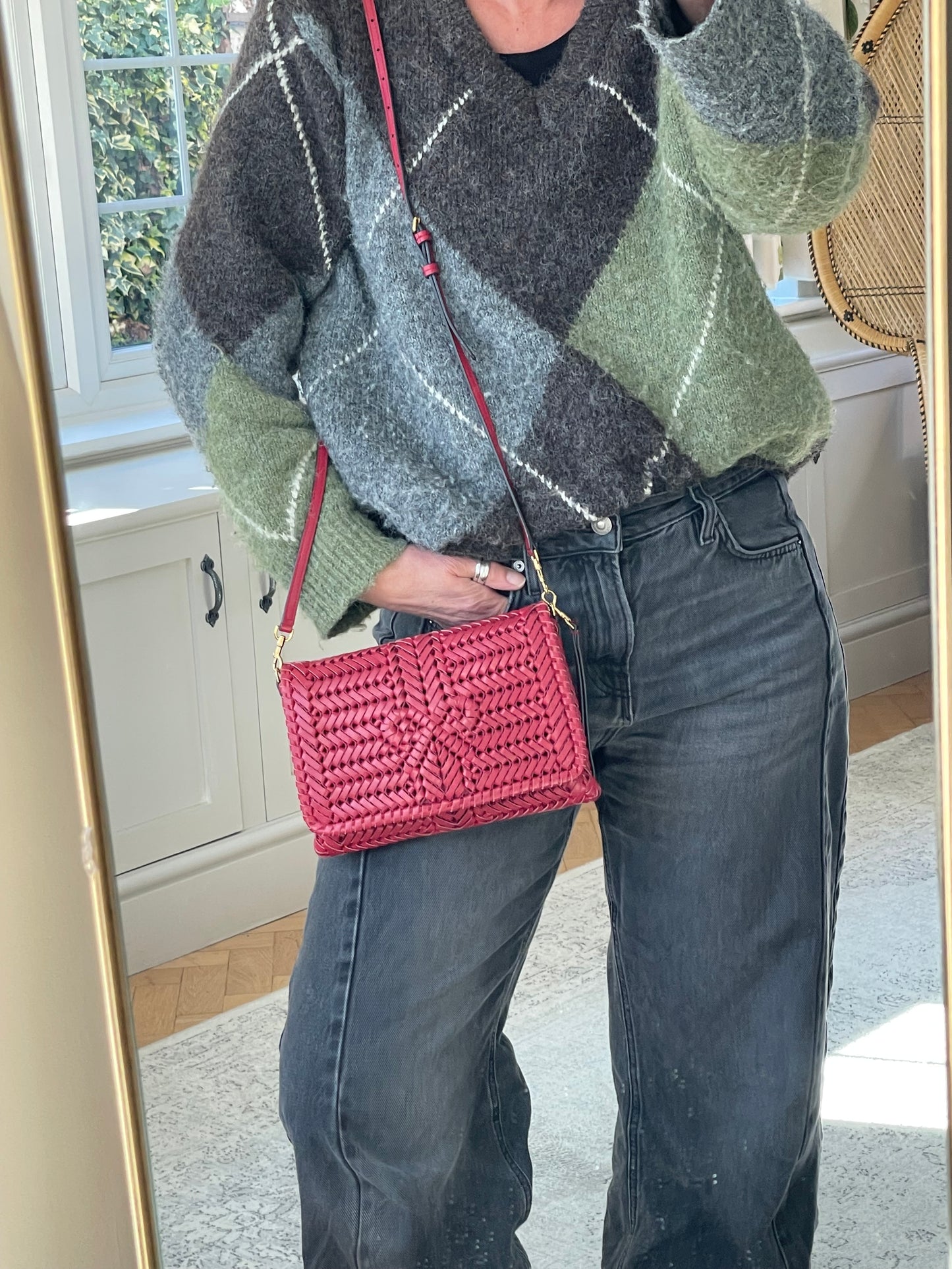 Preloved Anya Hindmarch Neeson Shoulder, Crossbody, Clutch Bag