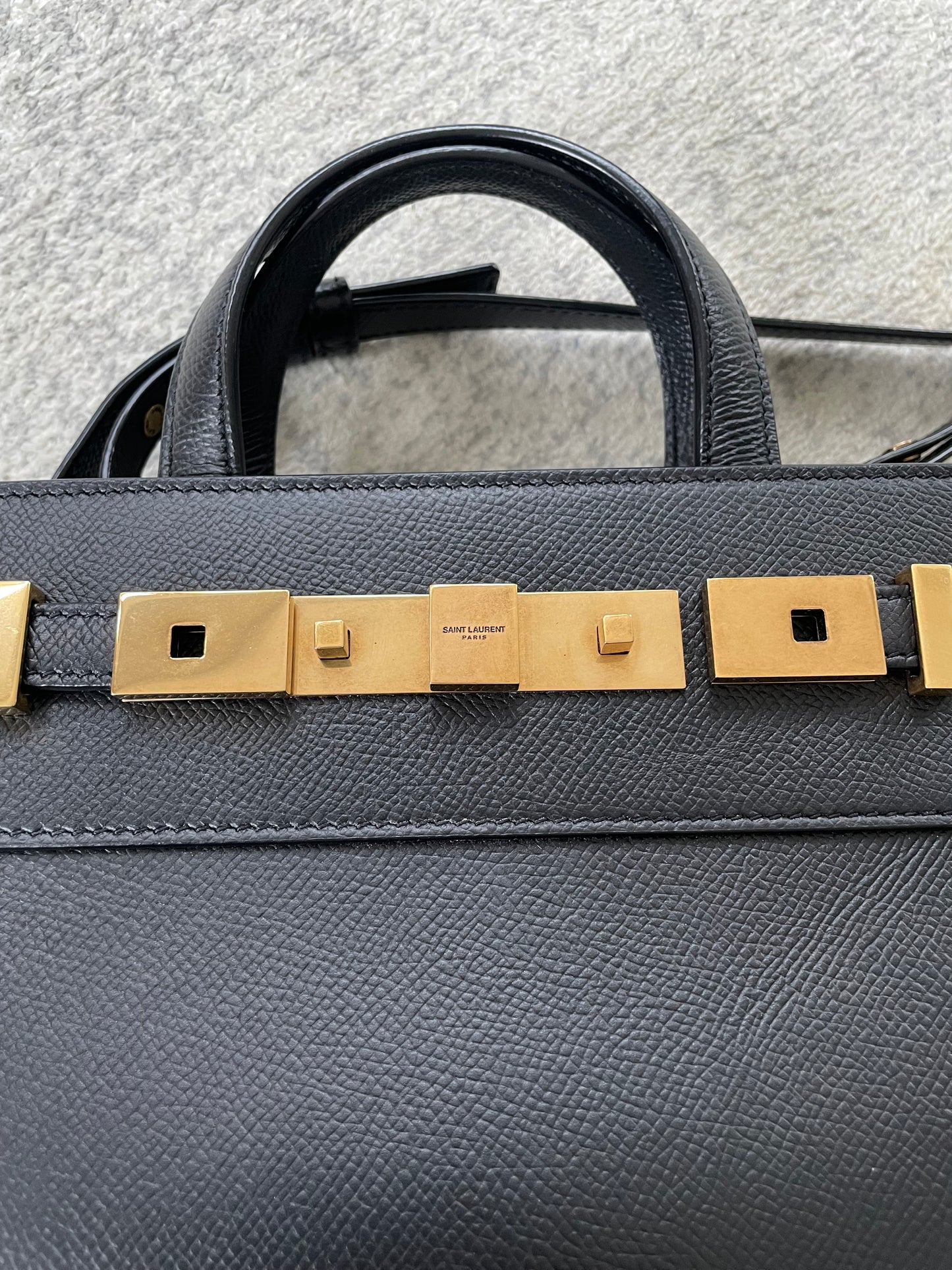 Preloved Saint Laurent Manhattan Tote Bag, Nano