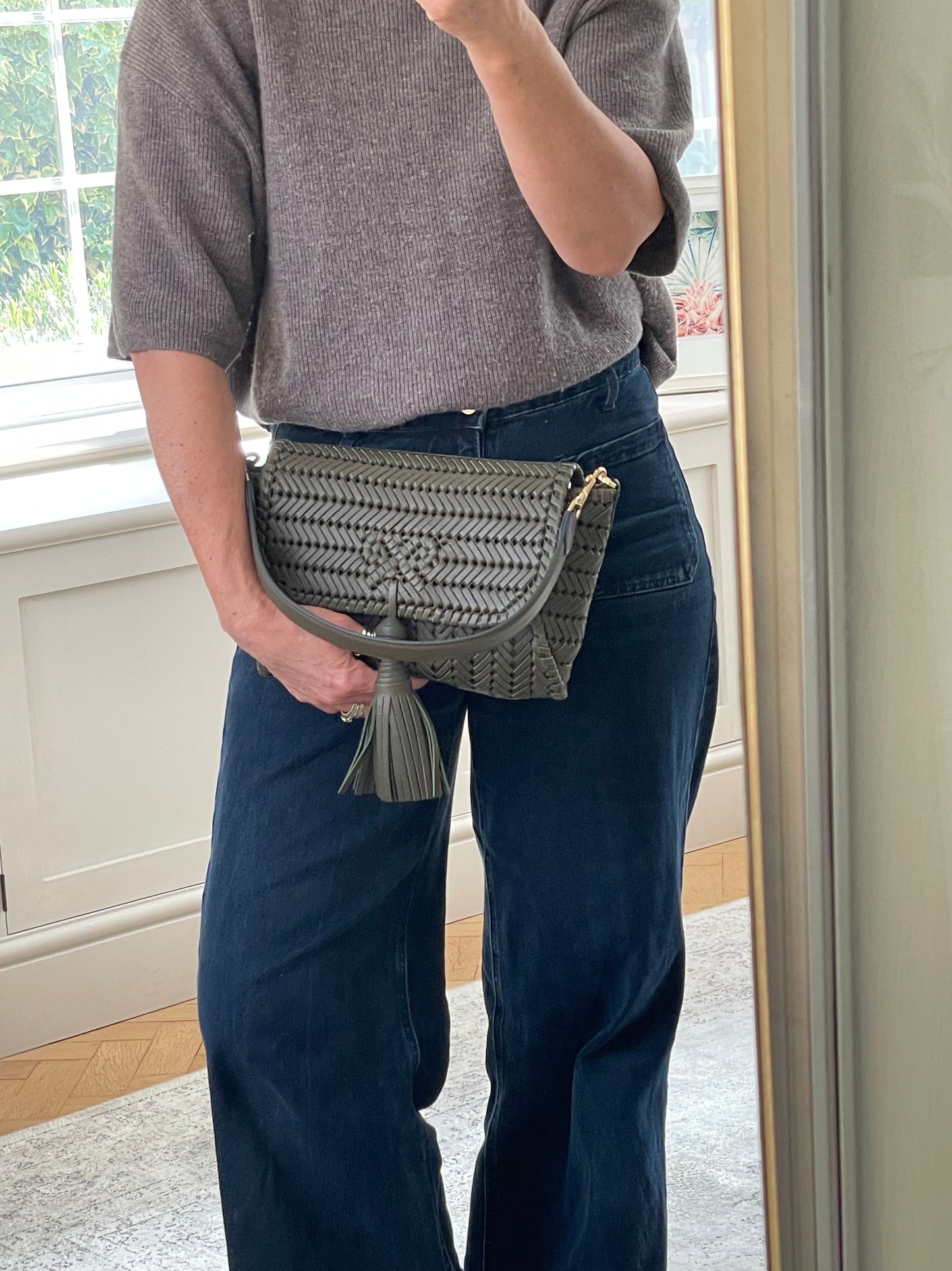 Preloved Anya Hindmarch Neeson Tassel Shoulder Bag