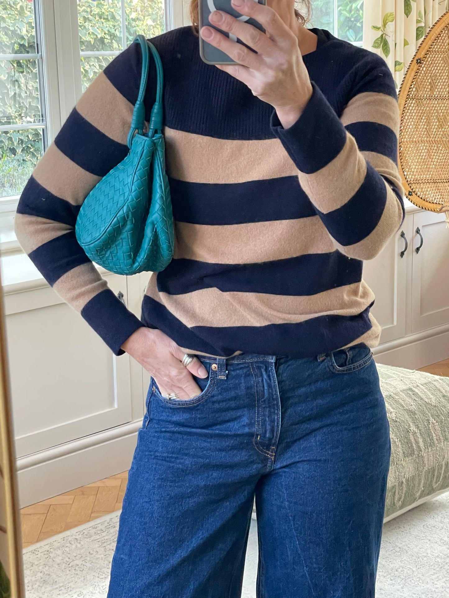 Preloved Bottega Veneta Top Handle Tote Bag