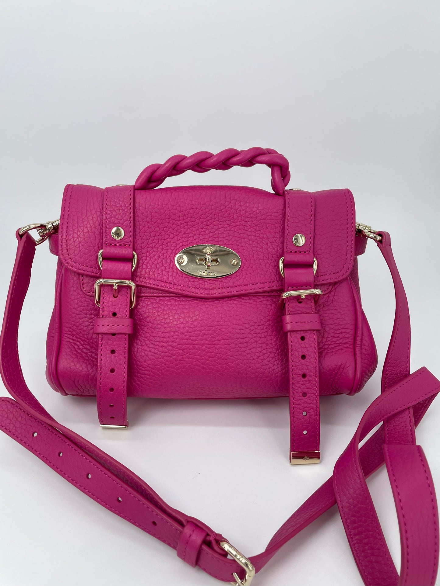 Preloved Mulberry Alexa Satchel Bag, Mini