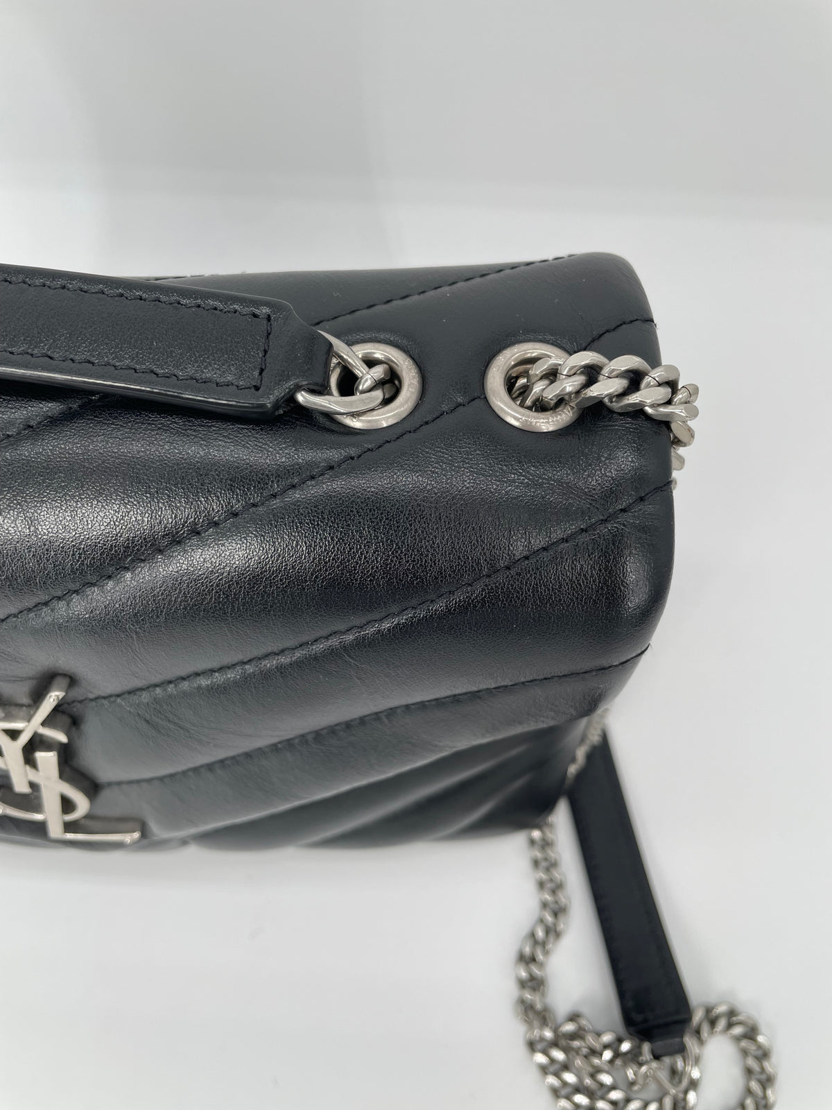 Preloved Yves Saint Laurent  ‘Y’ Quilted Lou Lou Shoulder  Bag, Small