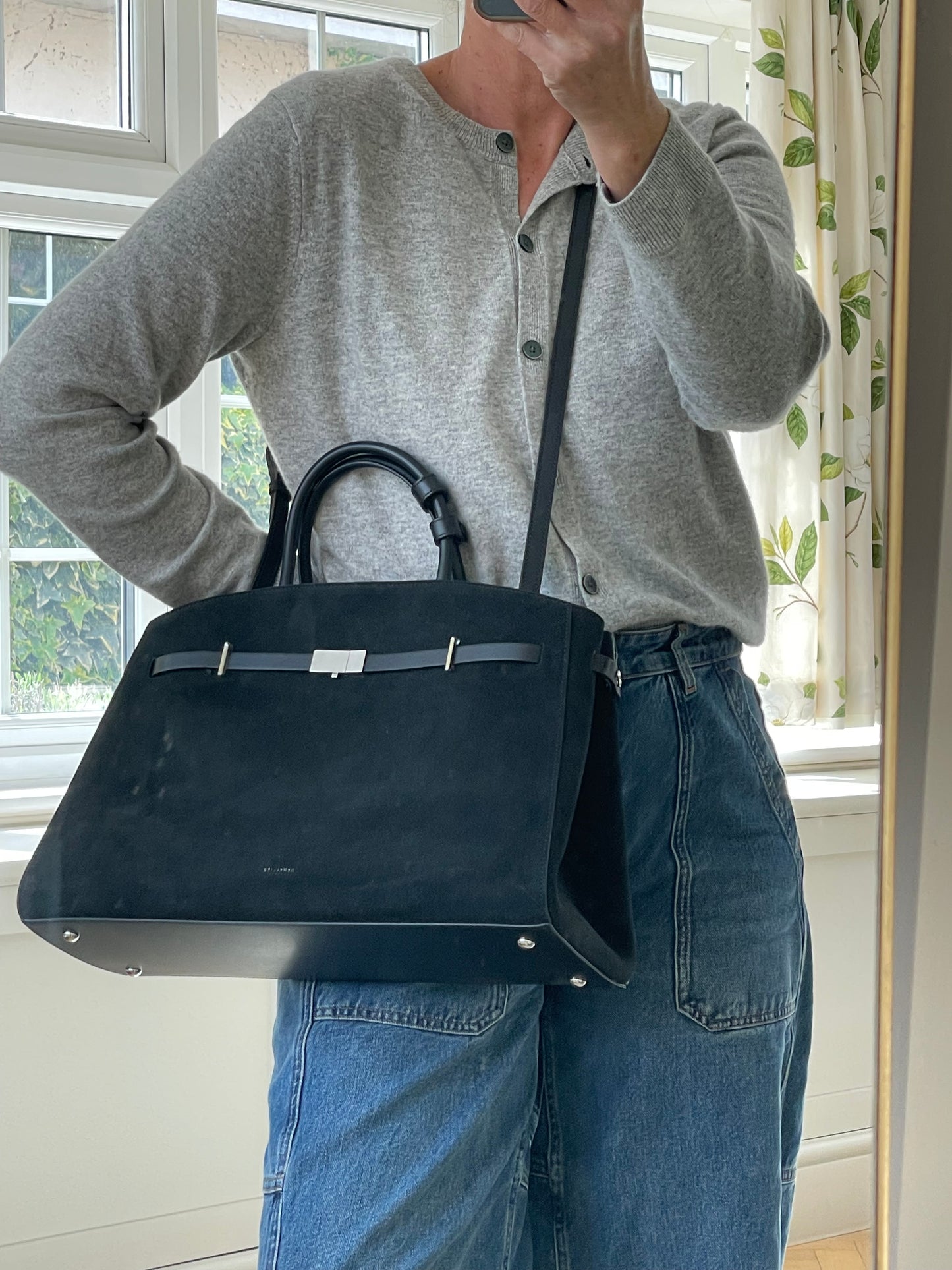 Preloved DeMellier Hudson Tote Bag with Long Strap, Large