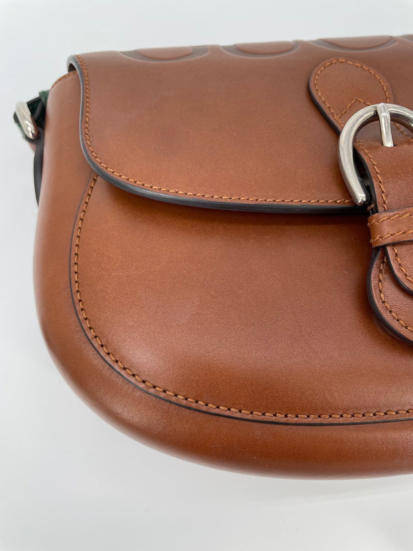 Preloved Gucci Embossed Aria Logo bag, Small