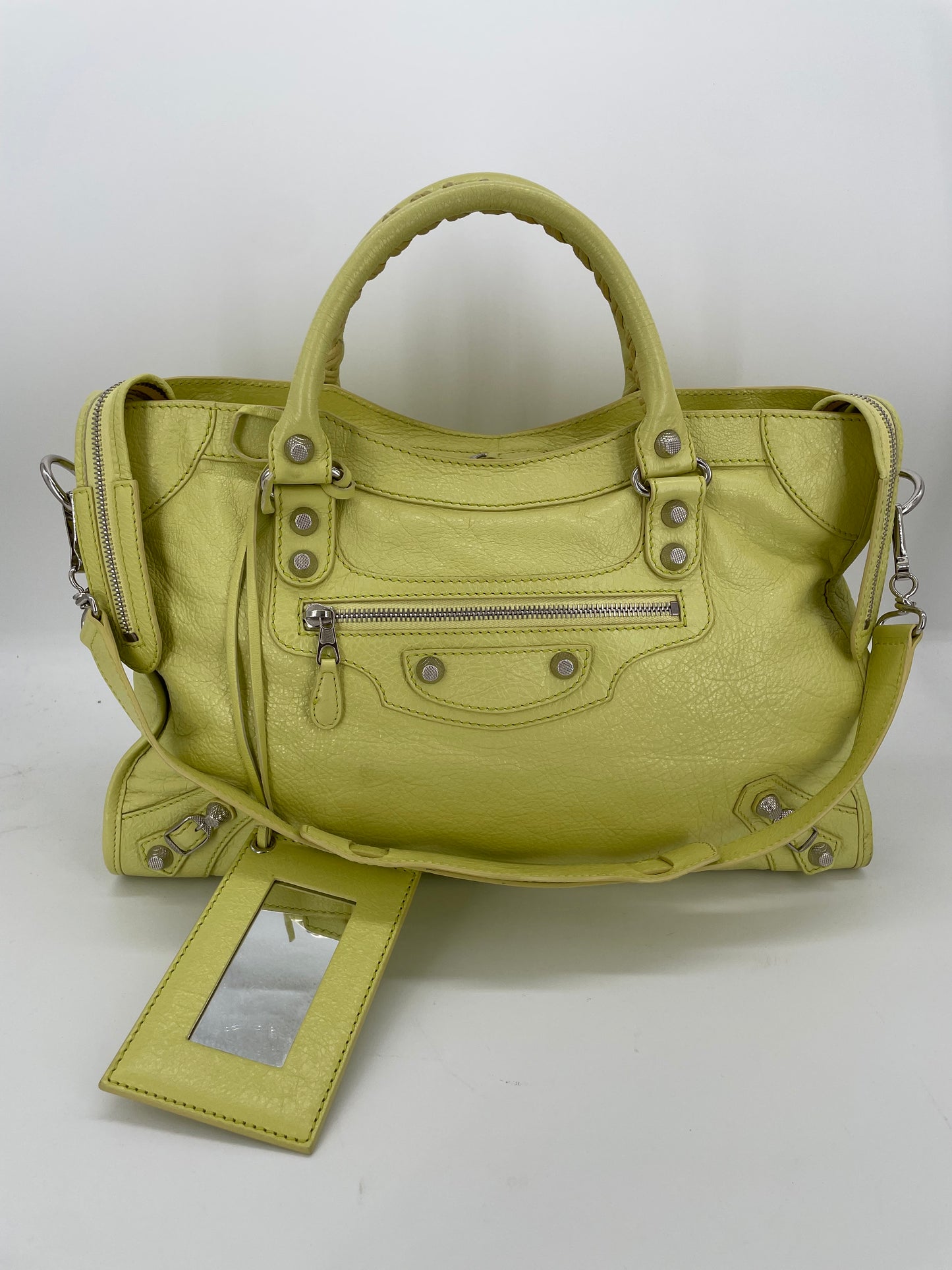 Preloved Balenciaga Motorcycle City Tote Bag, Medium