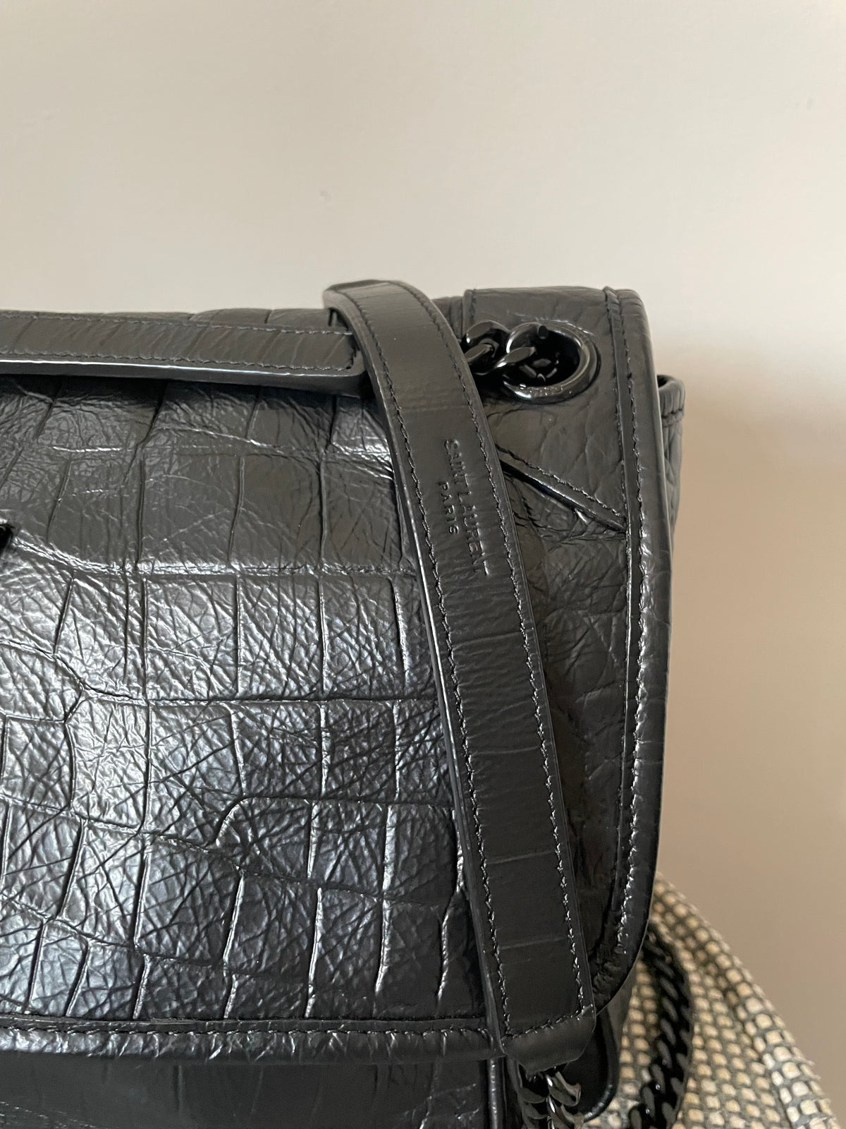 Preloved Saint Laurent Niki Shoulder Bag, Medium