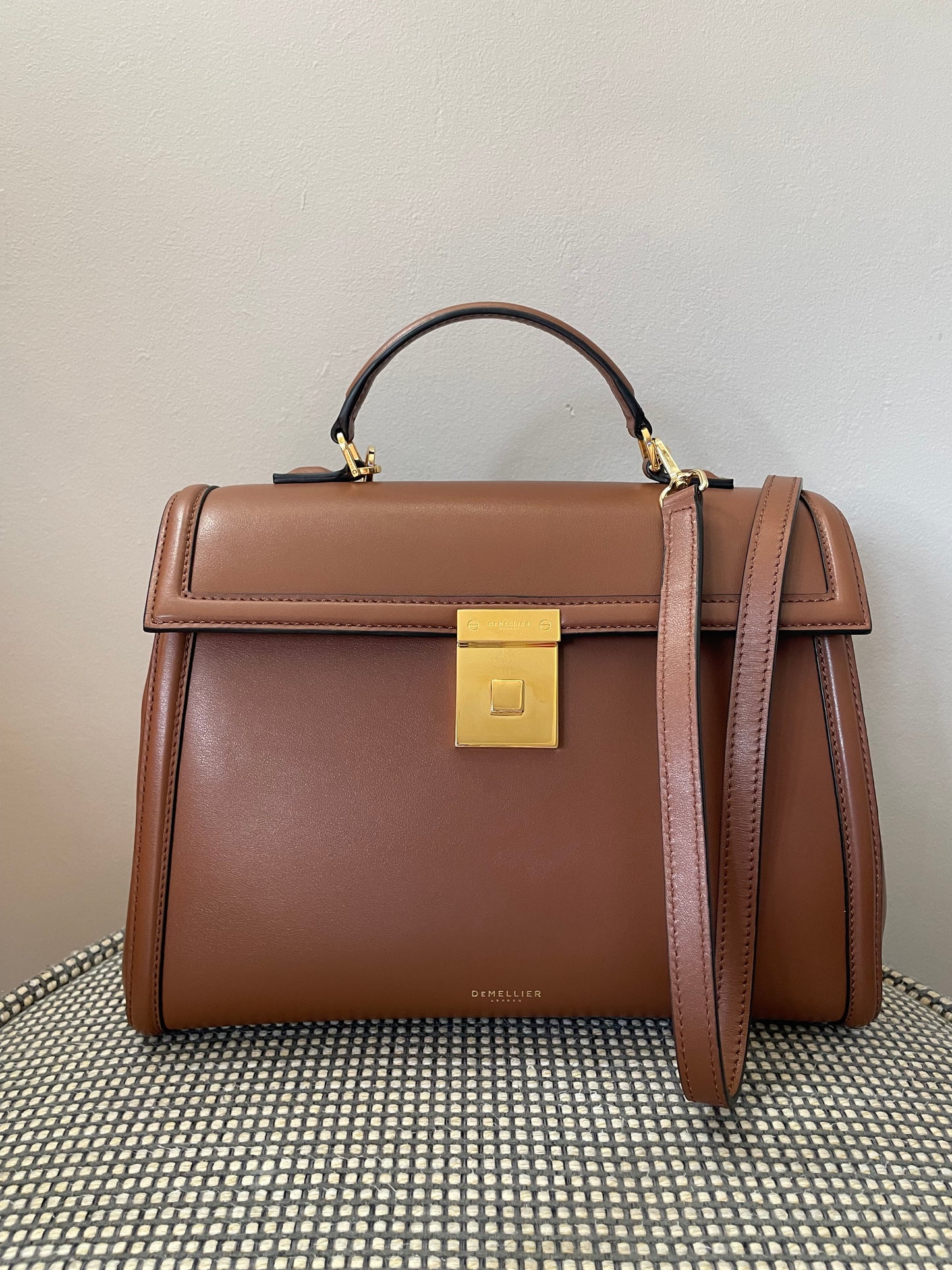 Preloved DeMellier Paris Top Handle Satchel Bag, Midi