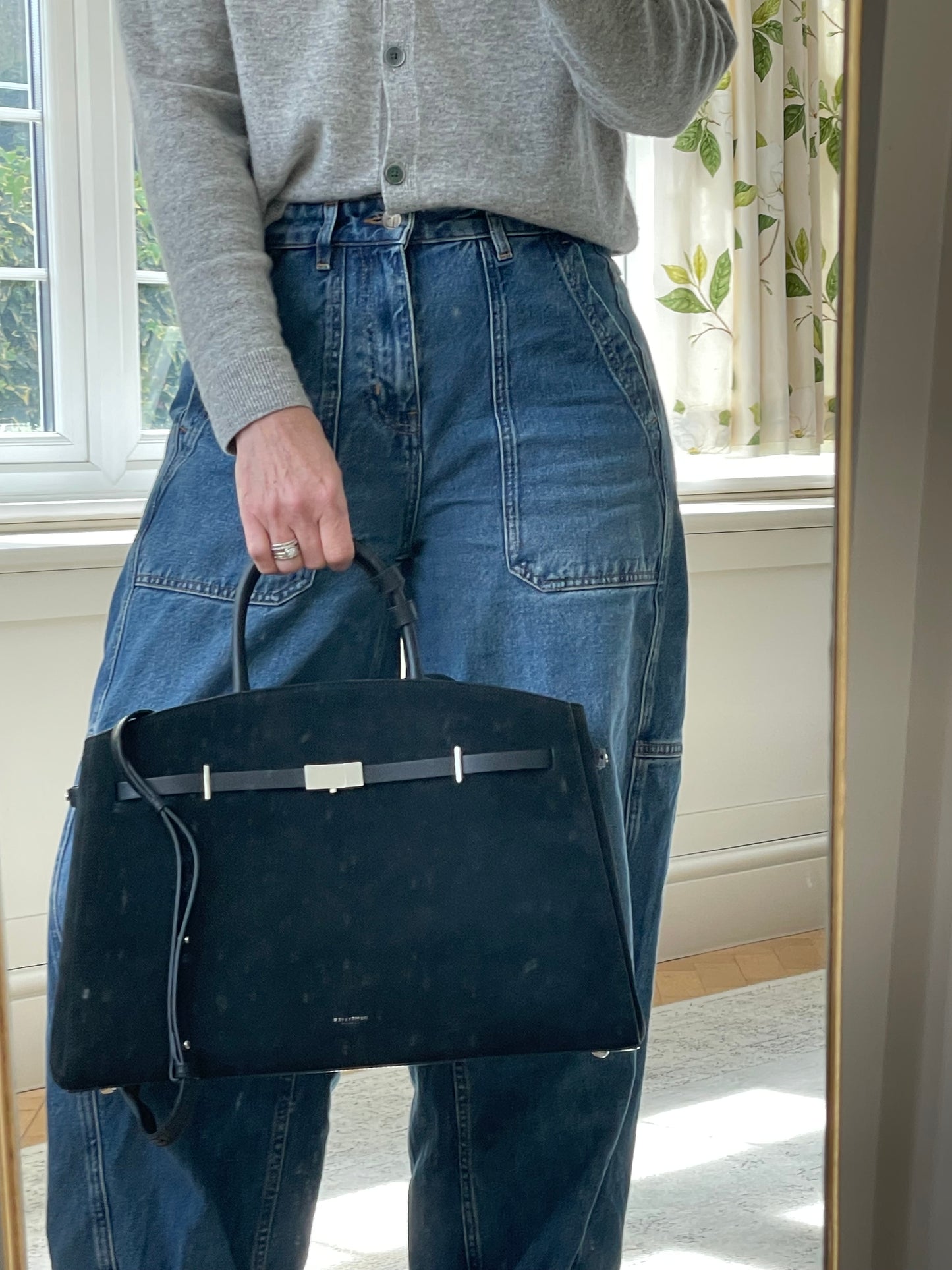 Preloved DeMellier Hudson Tote Bag with Long Strap, Large