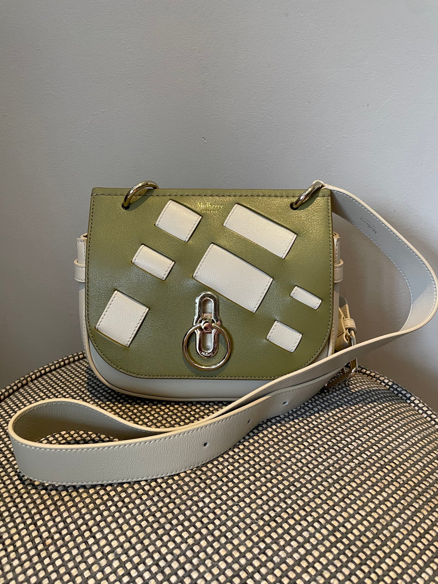 Preloved Mulberry Amberley Satchel Bag, Small