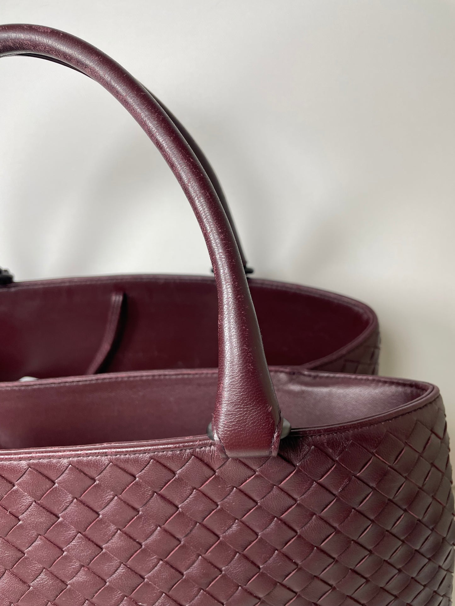 Preloved Bottega Veneta Milano Tote Bag, Medium