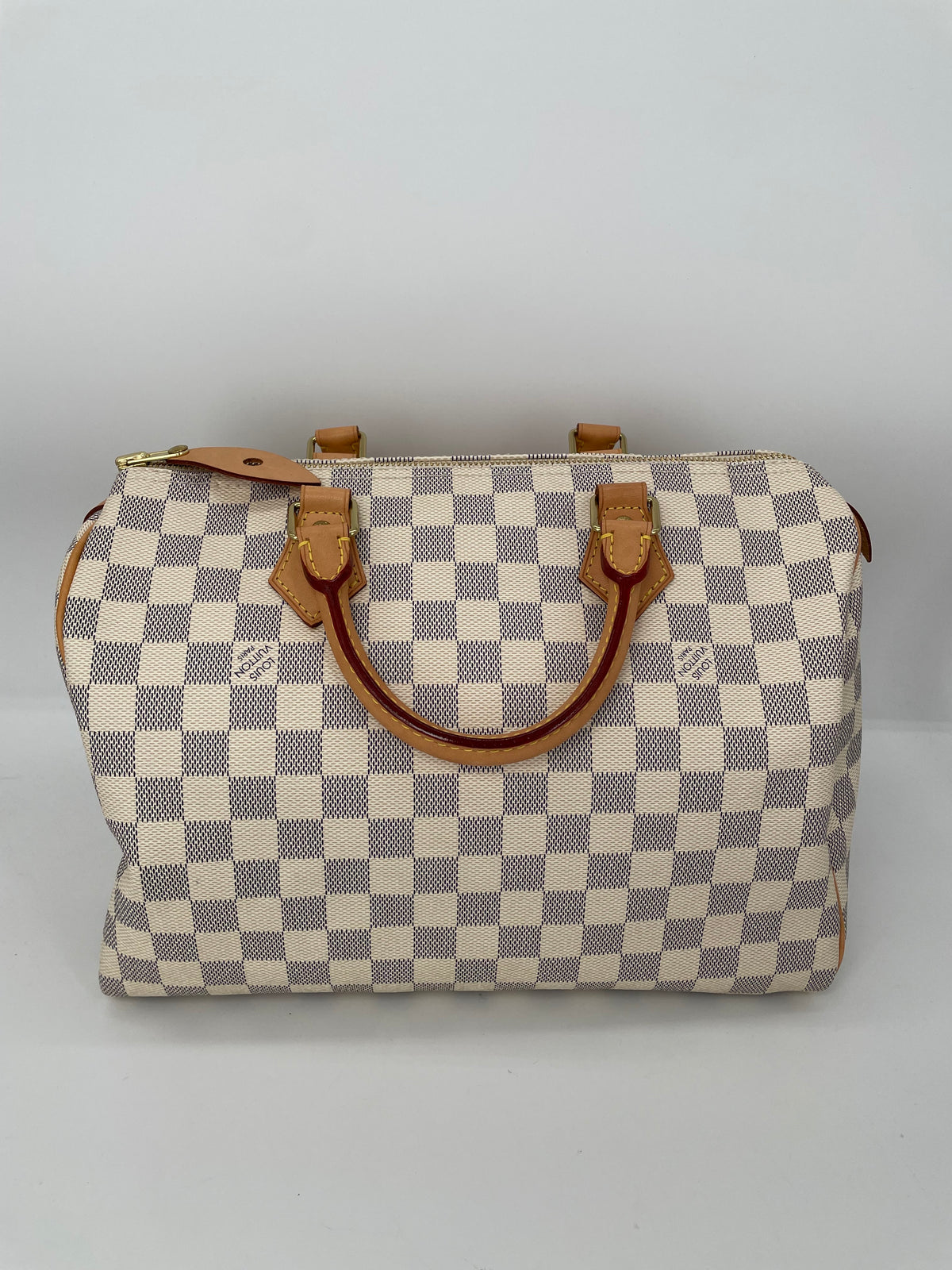 Preloved Louis Vuitton Damier Azur Speedy 30 Boston Bag