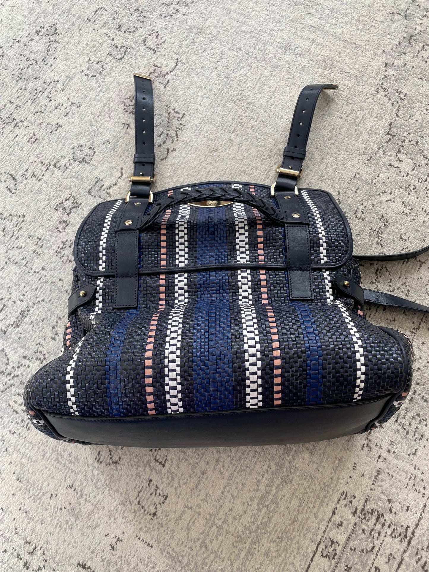 Preloved Mulberry Alexa Satchel Bag, Regular