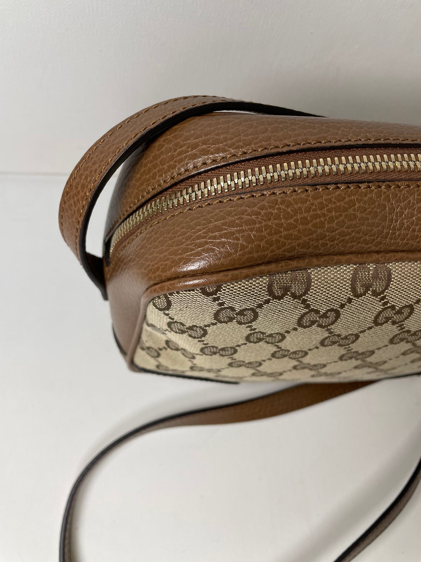 Preloved Gucci Bree Monogram Crossbody Bag