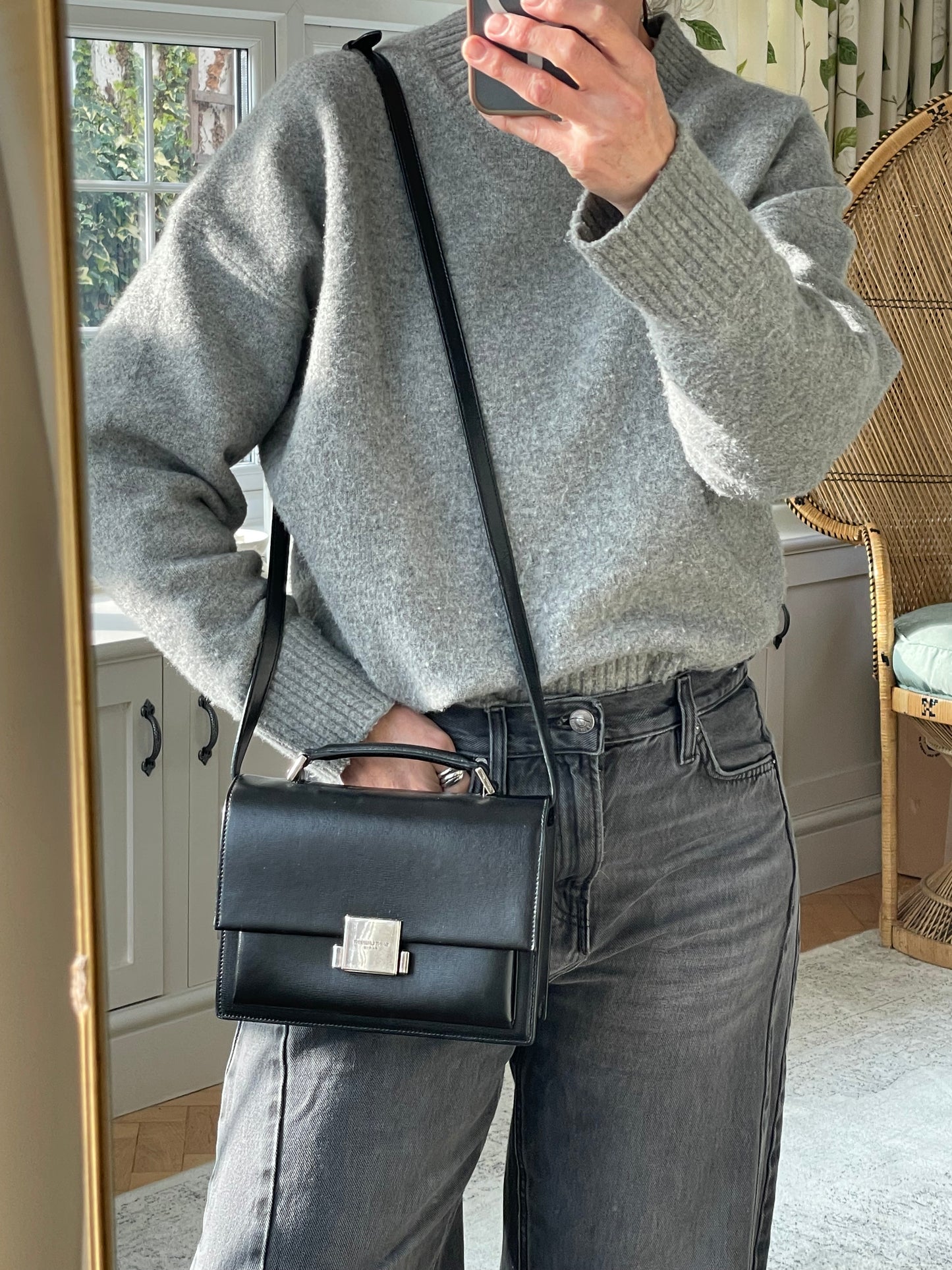 Preloved Saint Laurent Bellechasse Satchel Bag with Long Strap