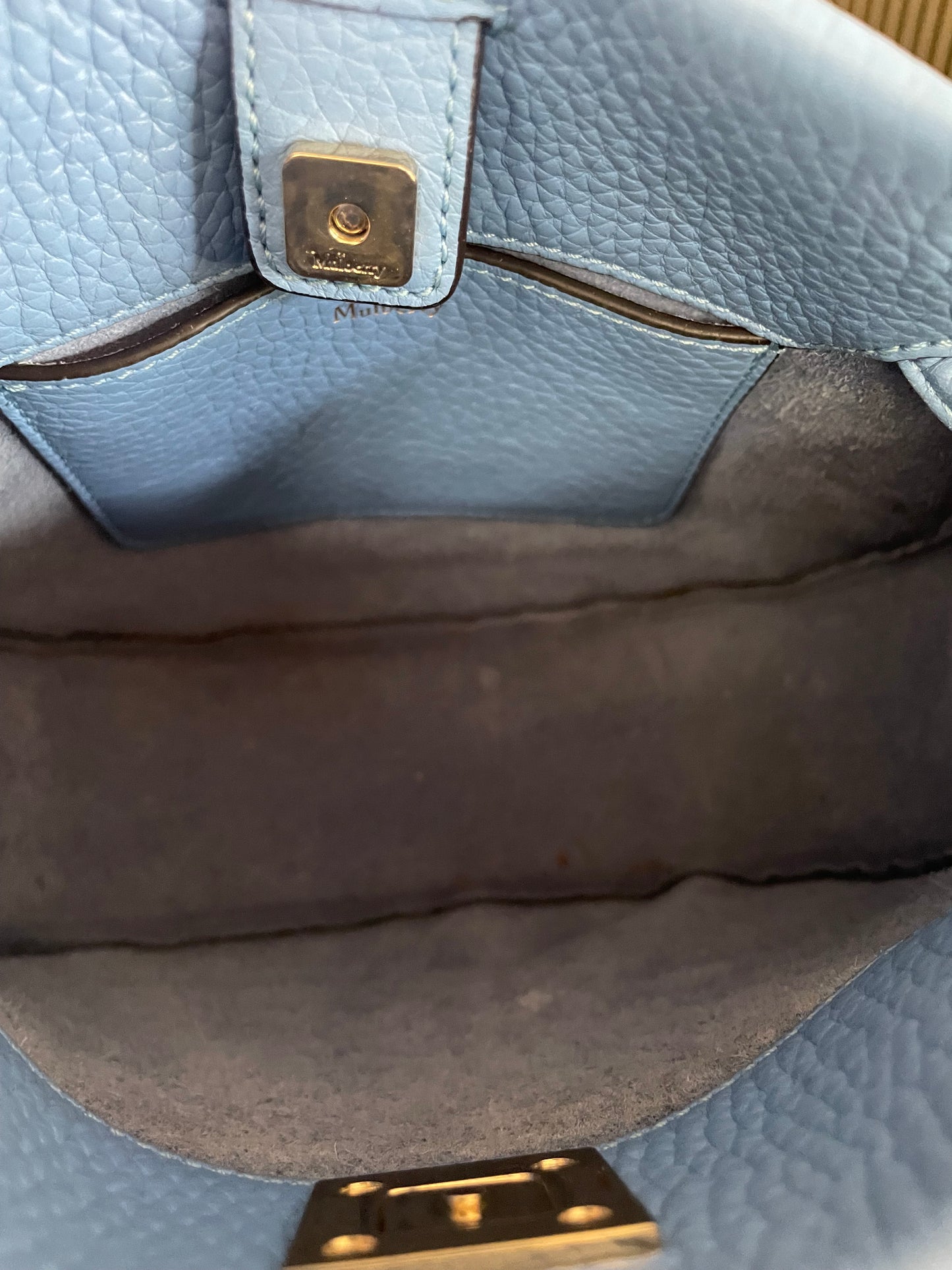 Preloved Mulberry Iris Hobo Bag, Mini