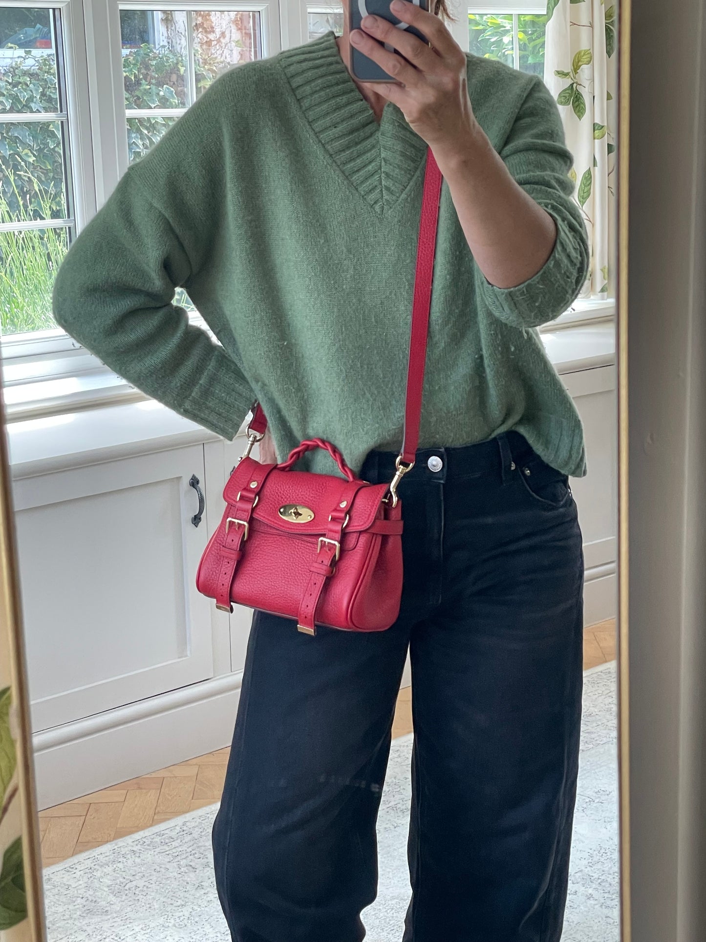 Preloved Mulberry Alexa Satchel Bag, Mini