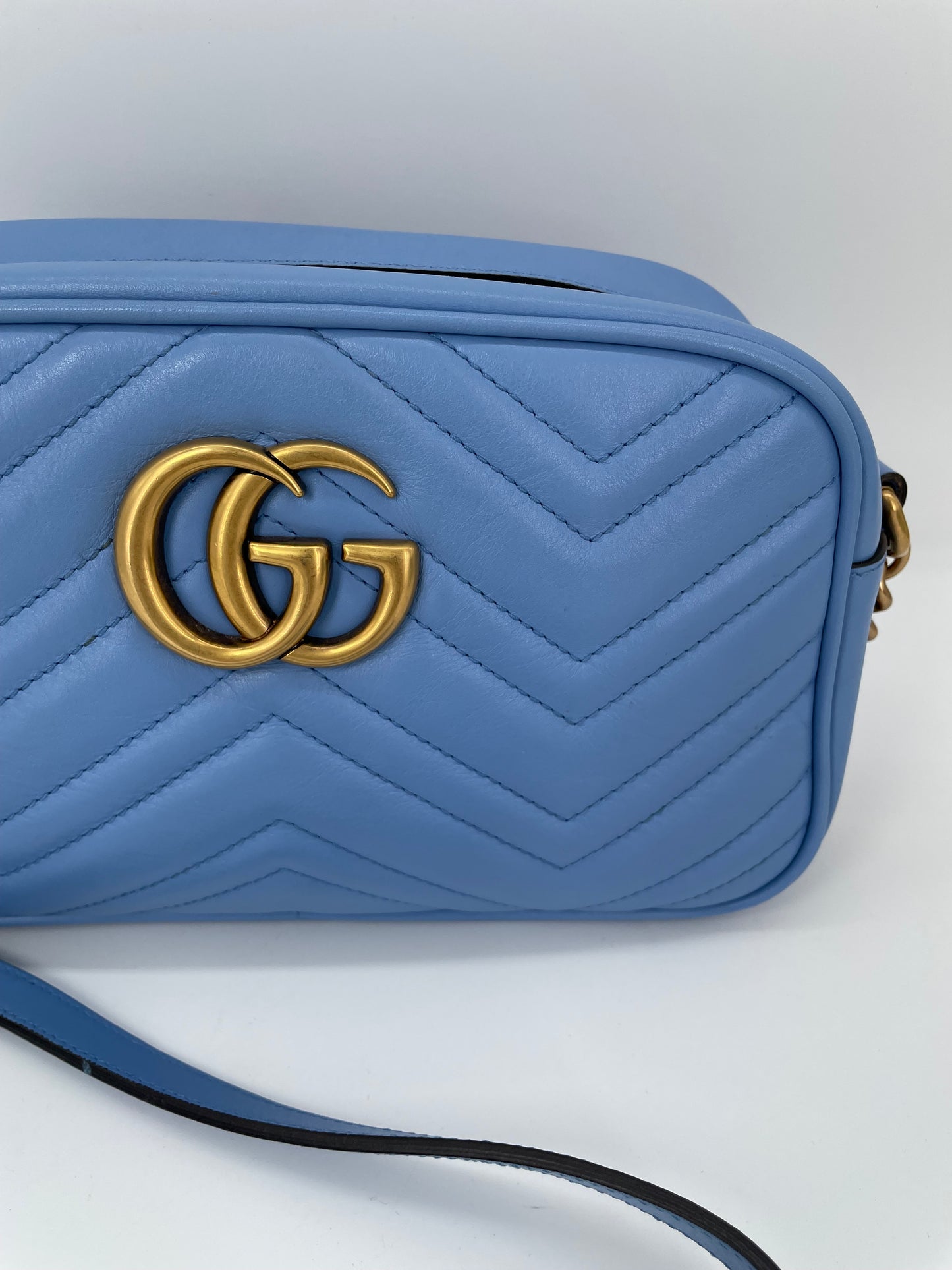 Preloved Gucci Marmont Shoulder Bag, Small