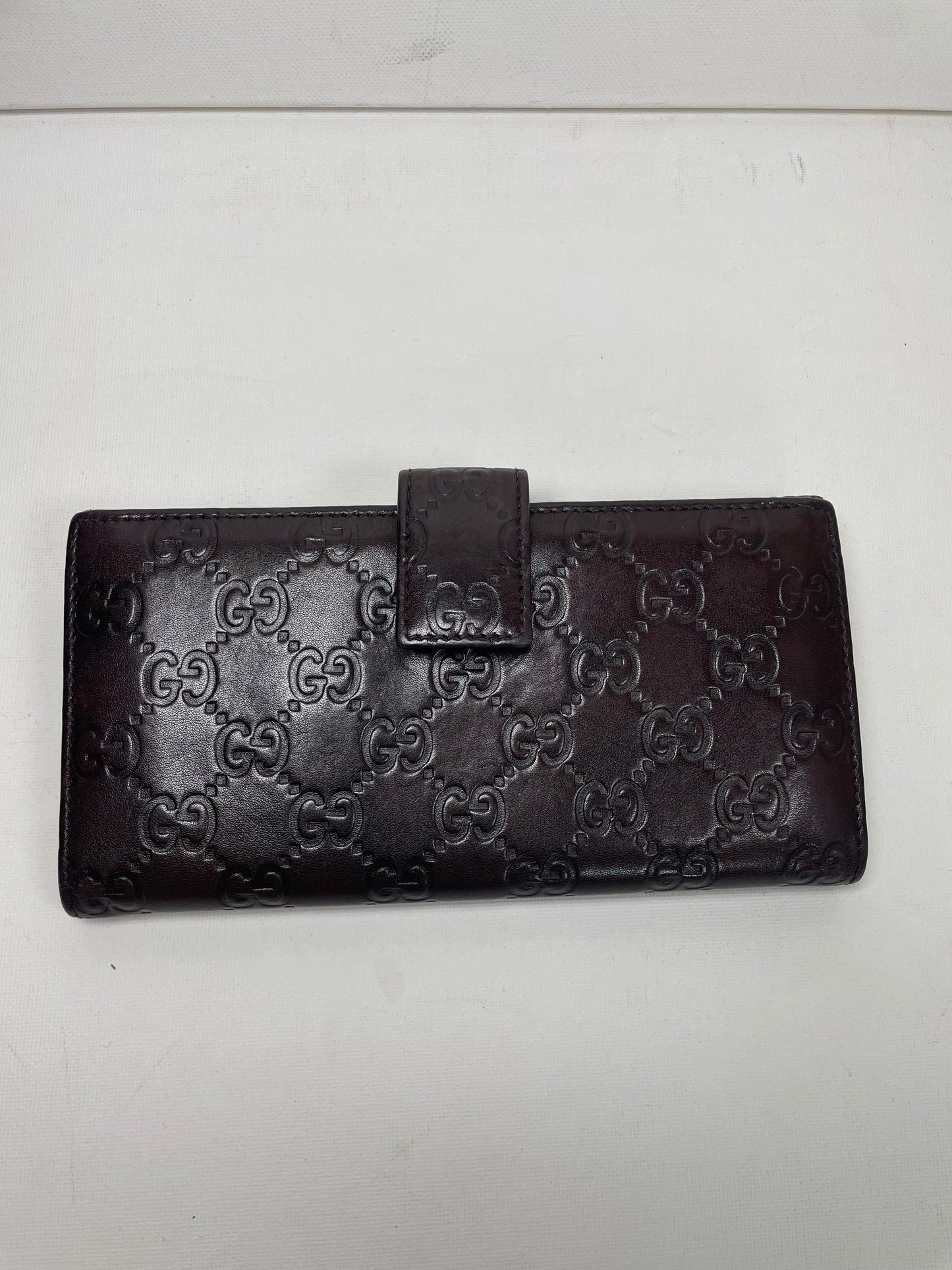 Preloved Gucci Guccissima Bifold long wallet