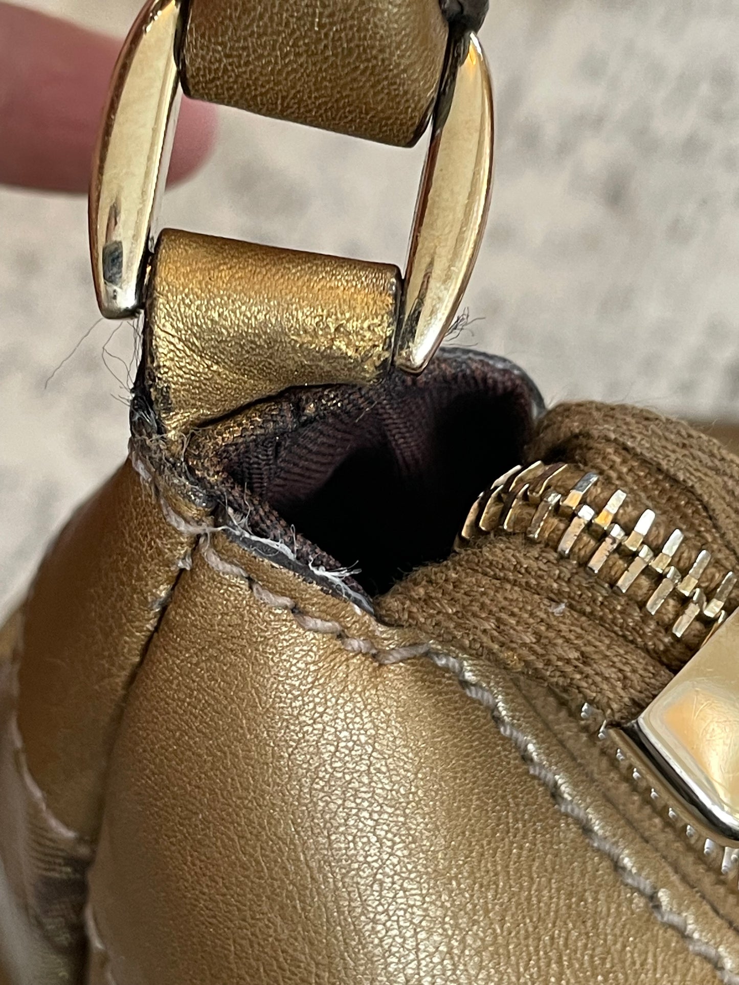 Preloved Gucci D-Ring Shoulder Bag