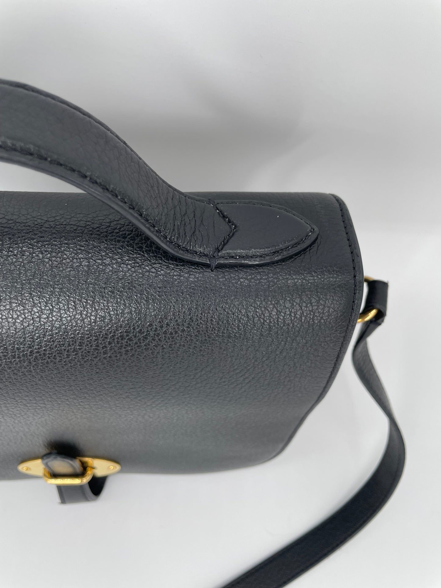 Preloved Mulberry Tenby Satchel Shoulder Bag, Large